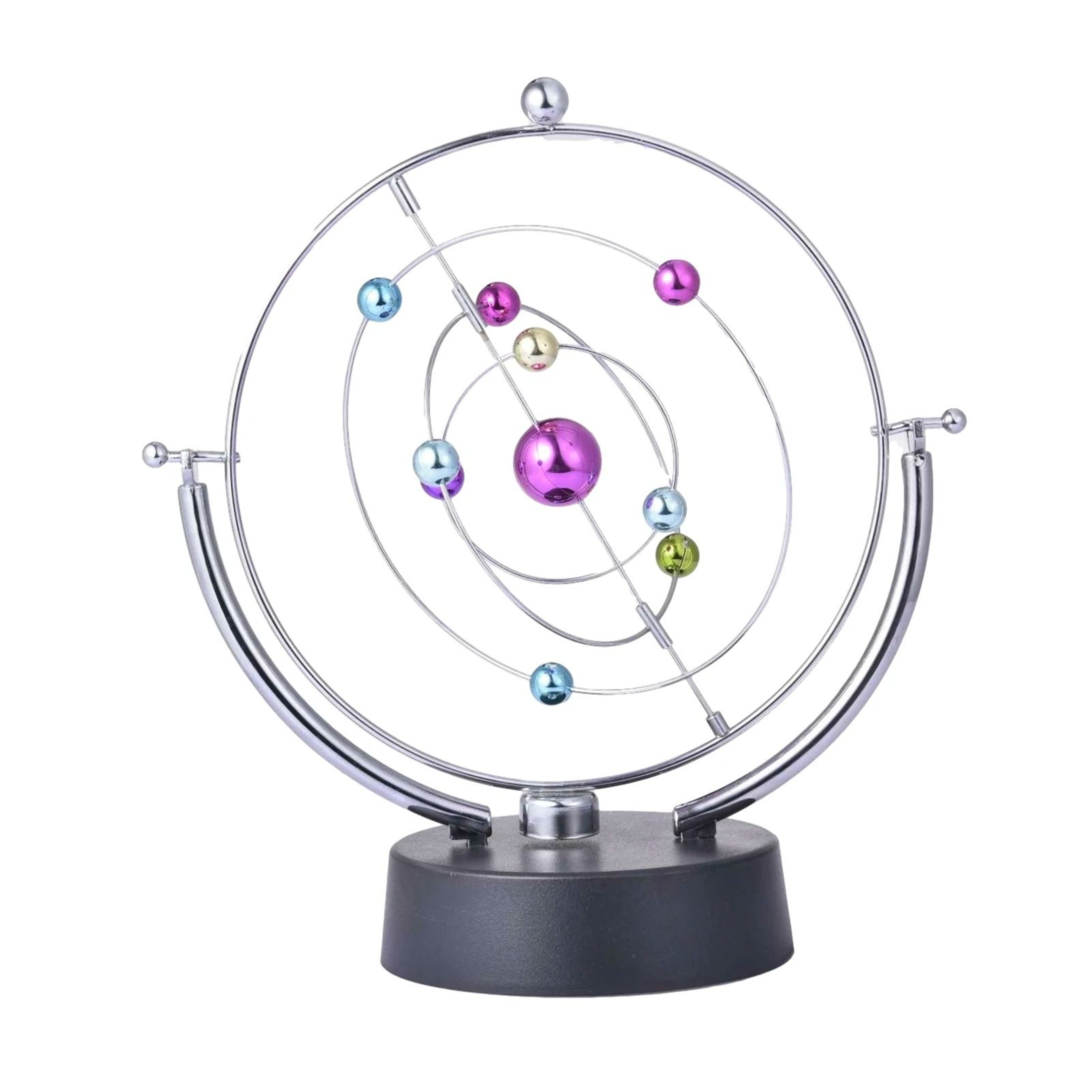 Perpetual Motion Desk Toy Rotating Celestial Globe Kinetic Decor 0
