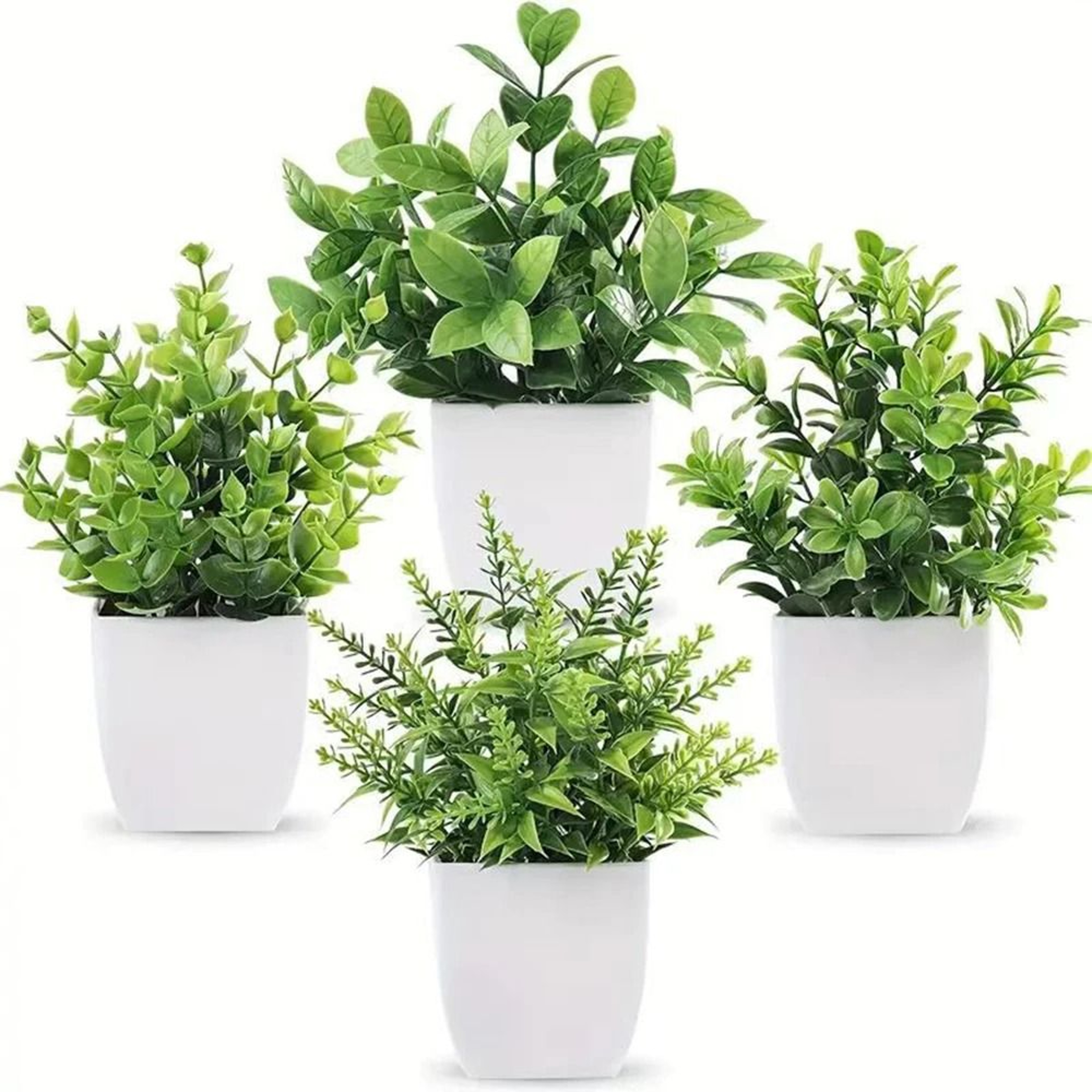 Artificial Bonsai Tree Mini Desk Plant Decor Non Fading Office Centerpiece 10