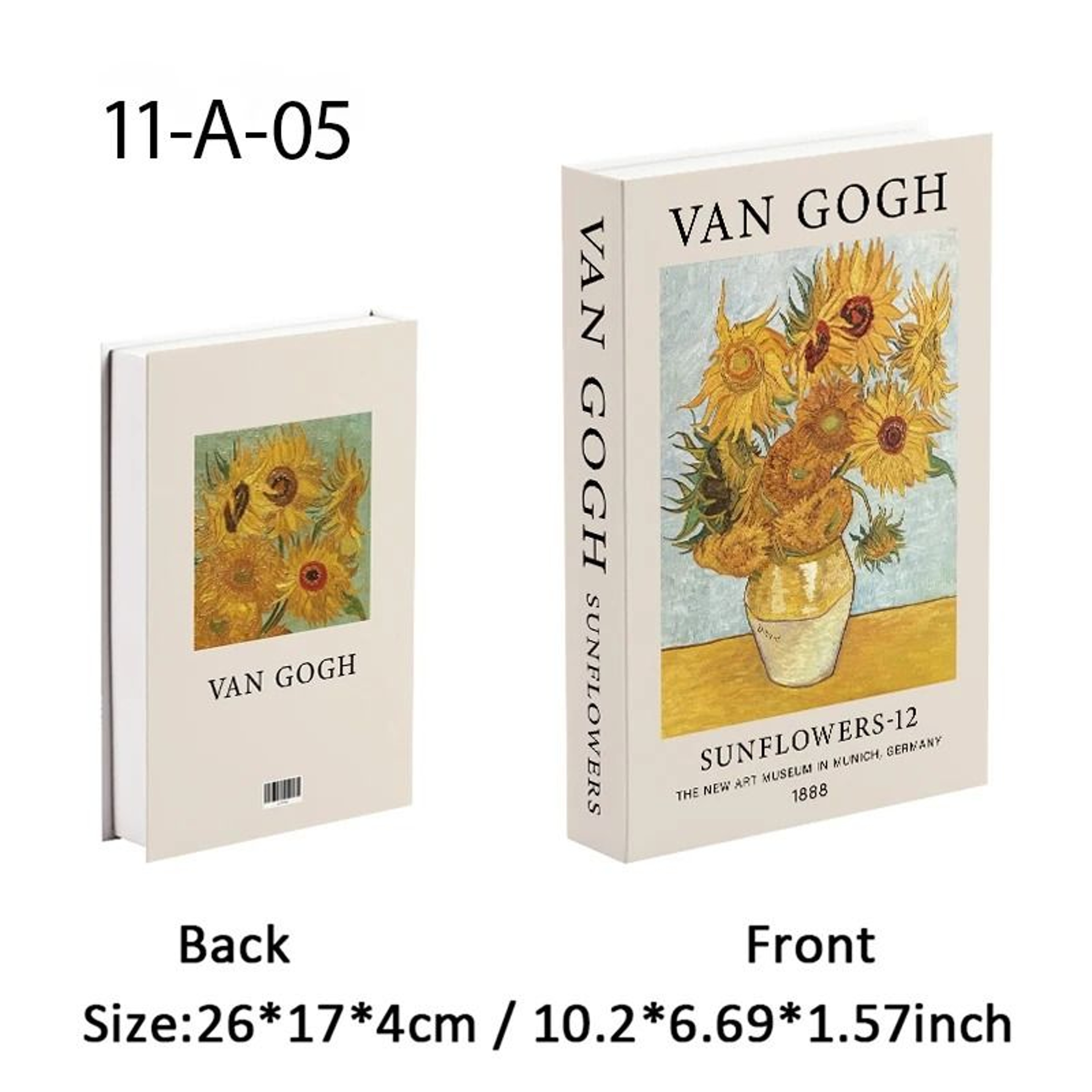 Luxury Fake Book Storage Box Decorative Coffee Table Decor Book With Hidden Storage 2