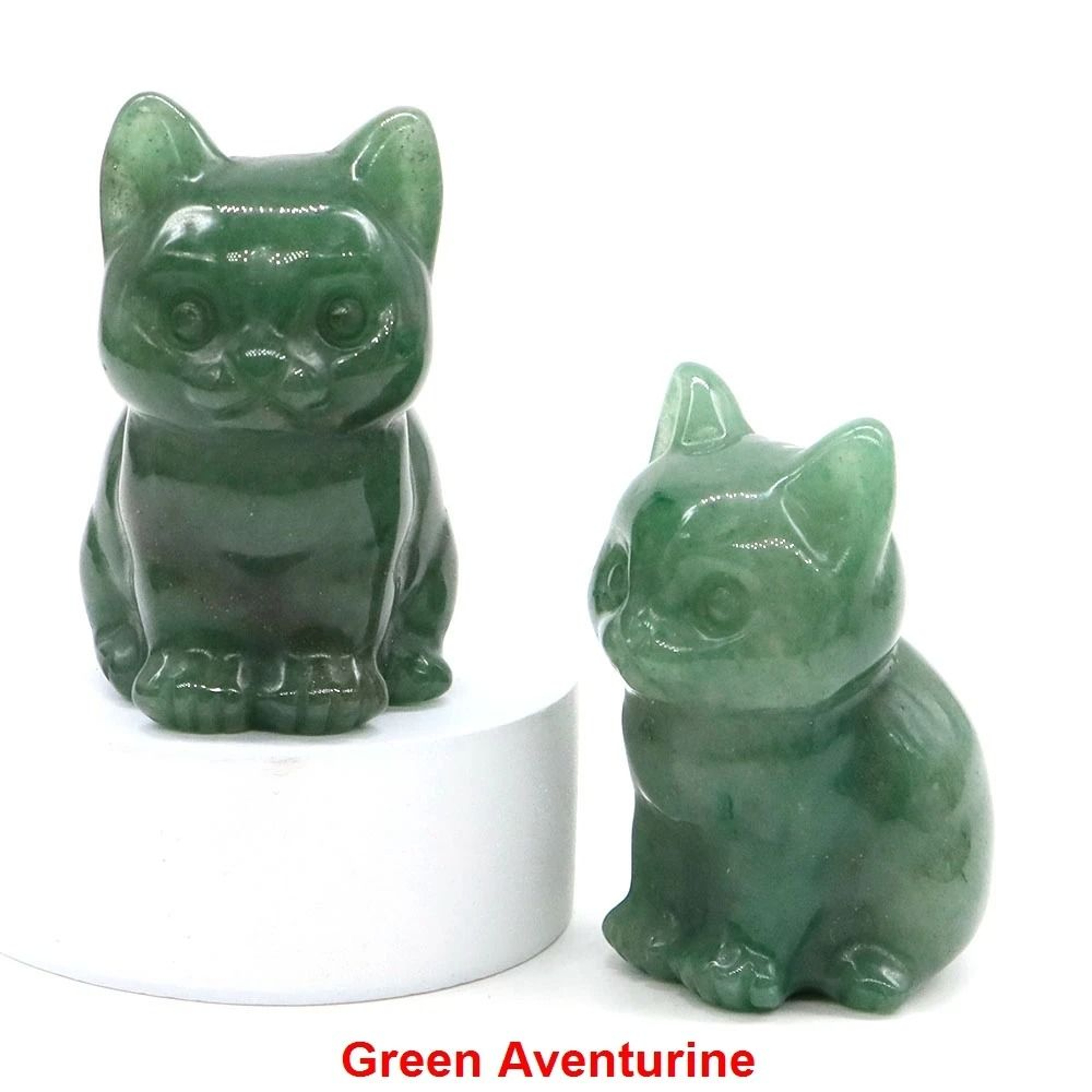 Natural Amethyst Crystal Cat Figurine Hand Carved Healing Stone Decor 7
