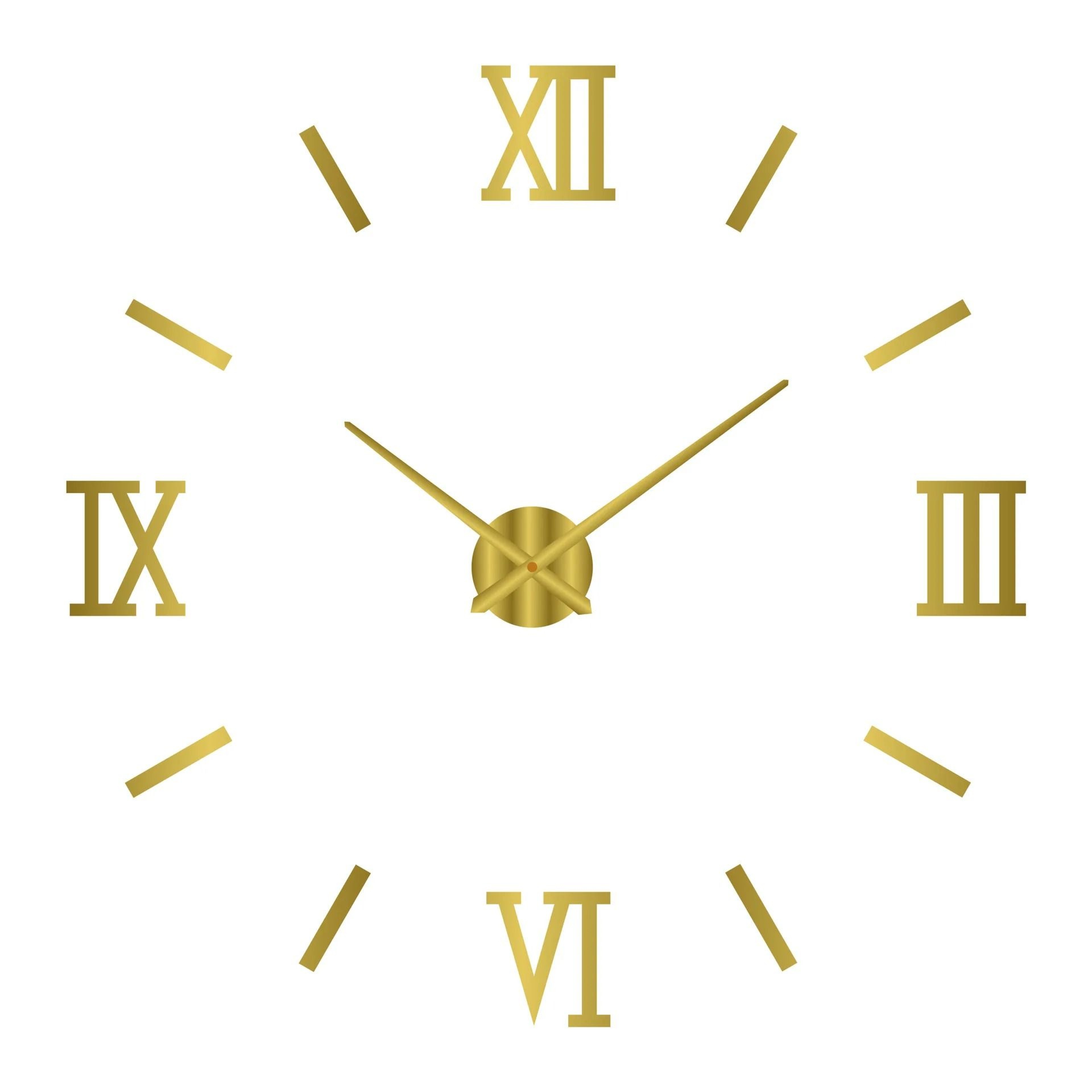 3D DIY Wall Clock Luminous Frameless Modern Wall Clock Decor For Living Room 21