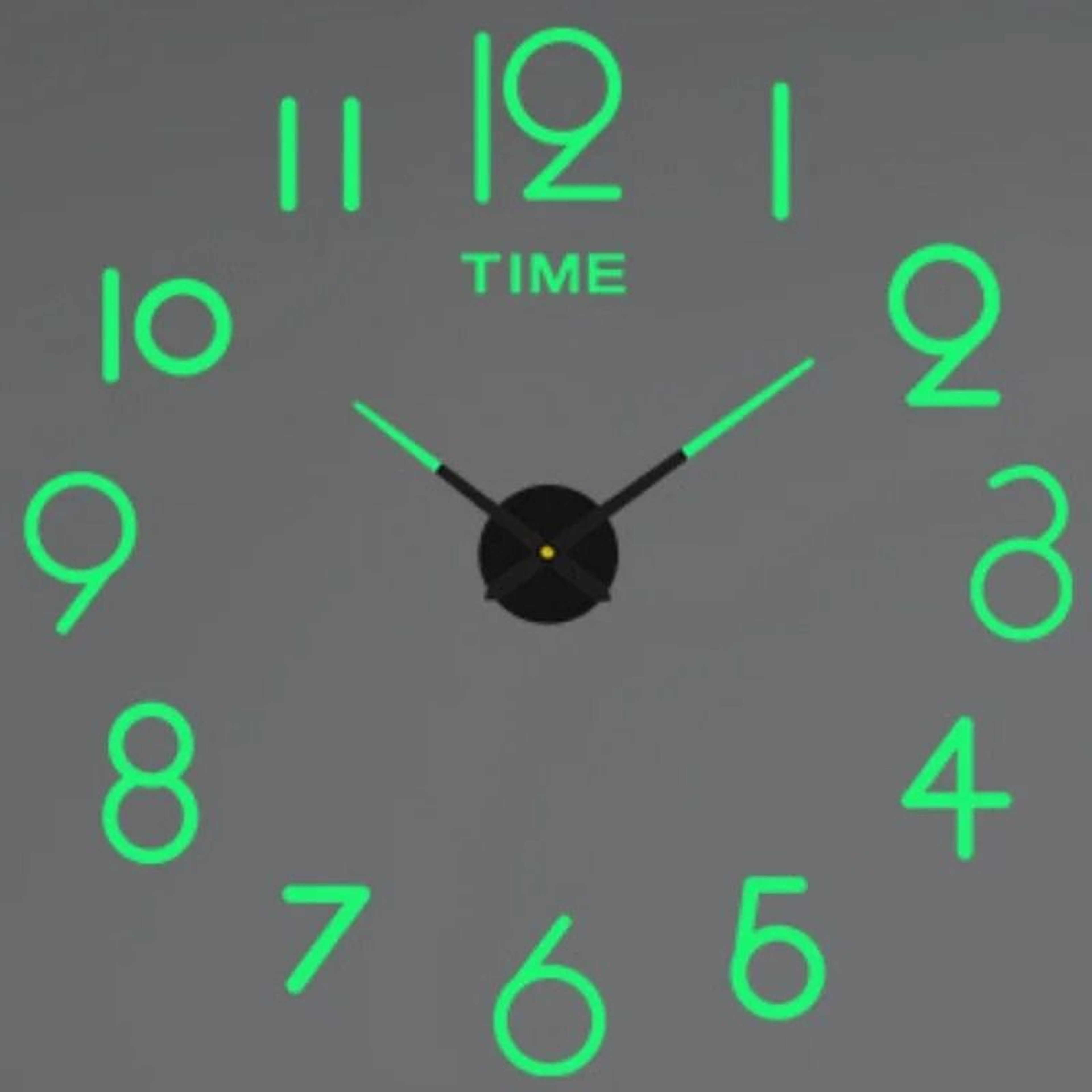 3D Wall Clock DIY Large Luminous Silent Modern Wall Decor 15