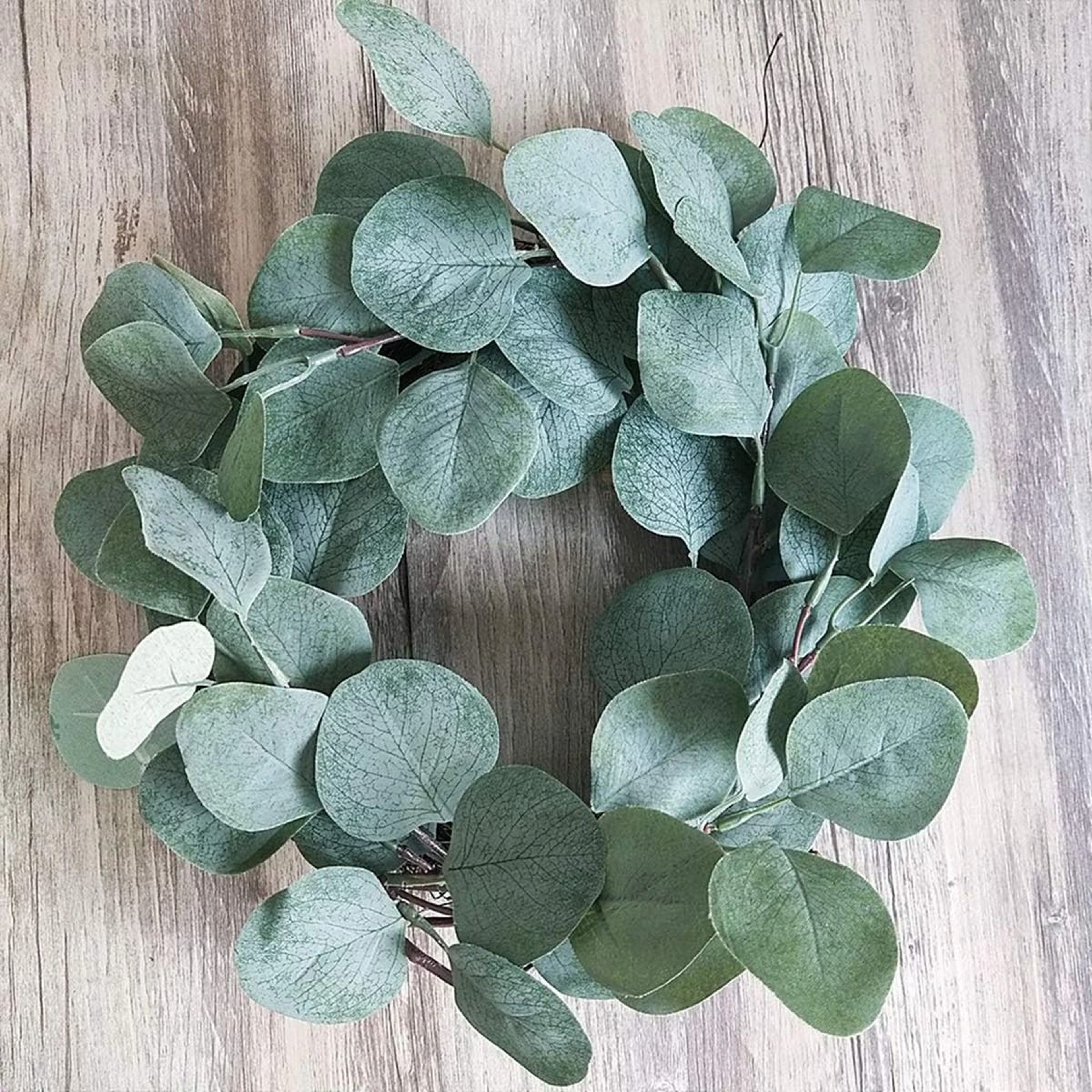 Artificial Eucalyptus Leaves Silk Greenery Stems For DIY Floral And Home Decor 7