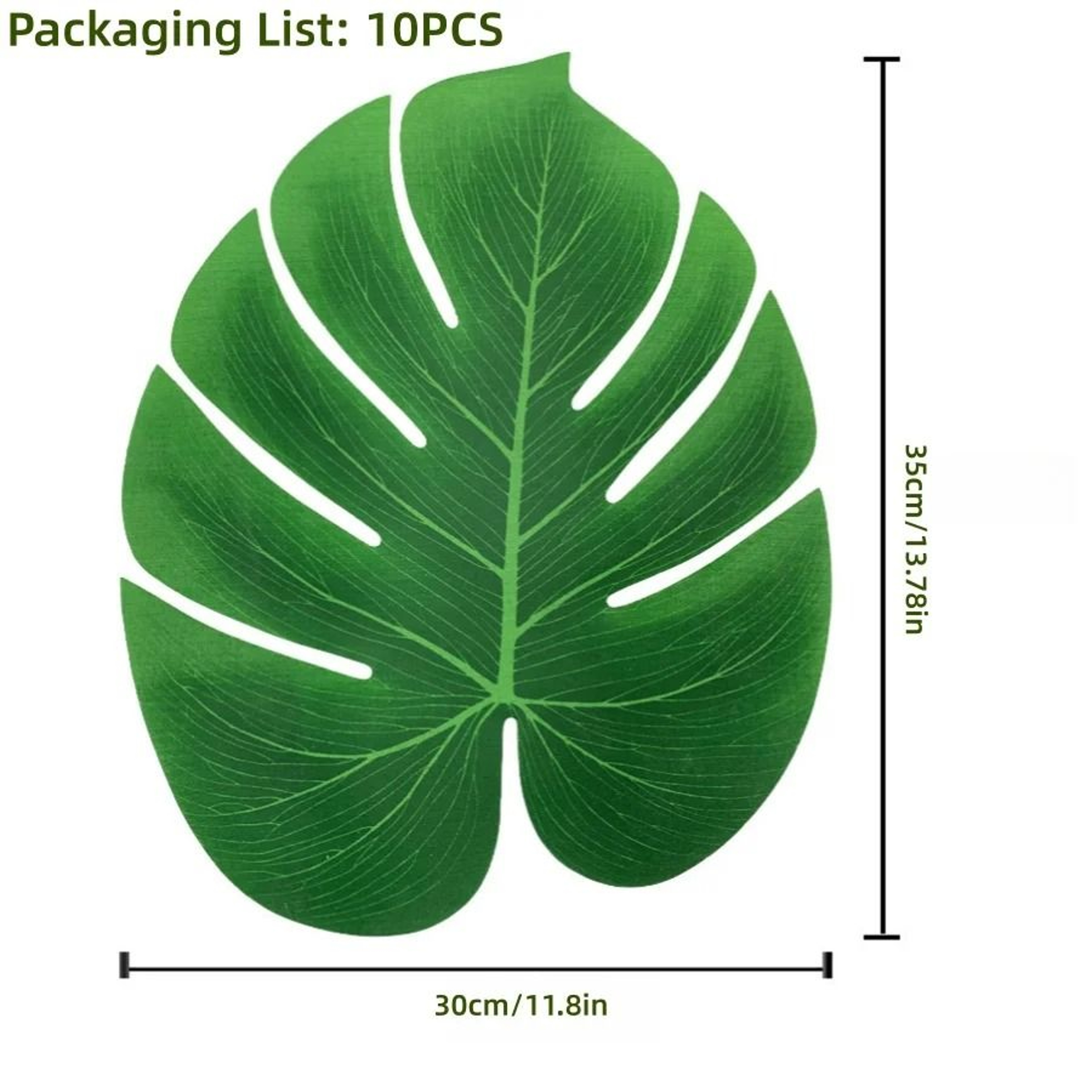 Tropical Palm Leaves Set Artificial Jungle Leaf Decor For Parties And Home Styling 10