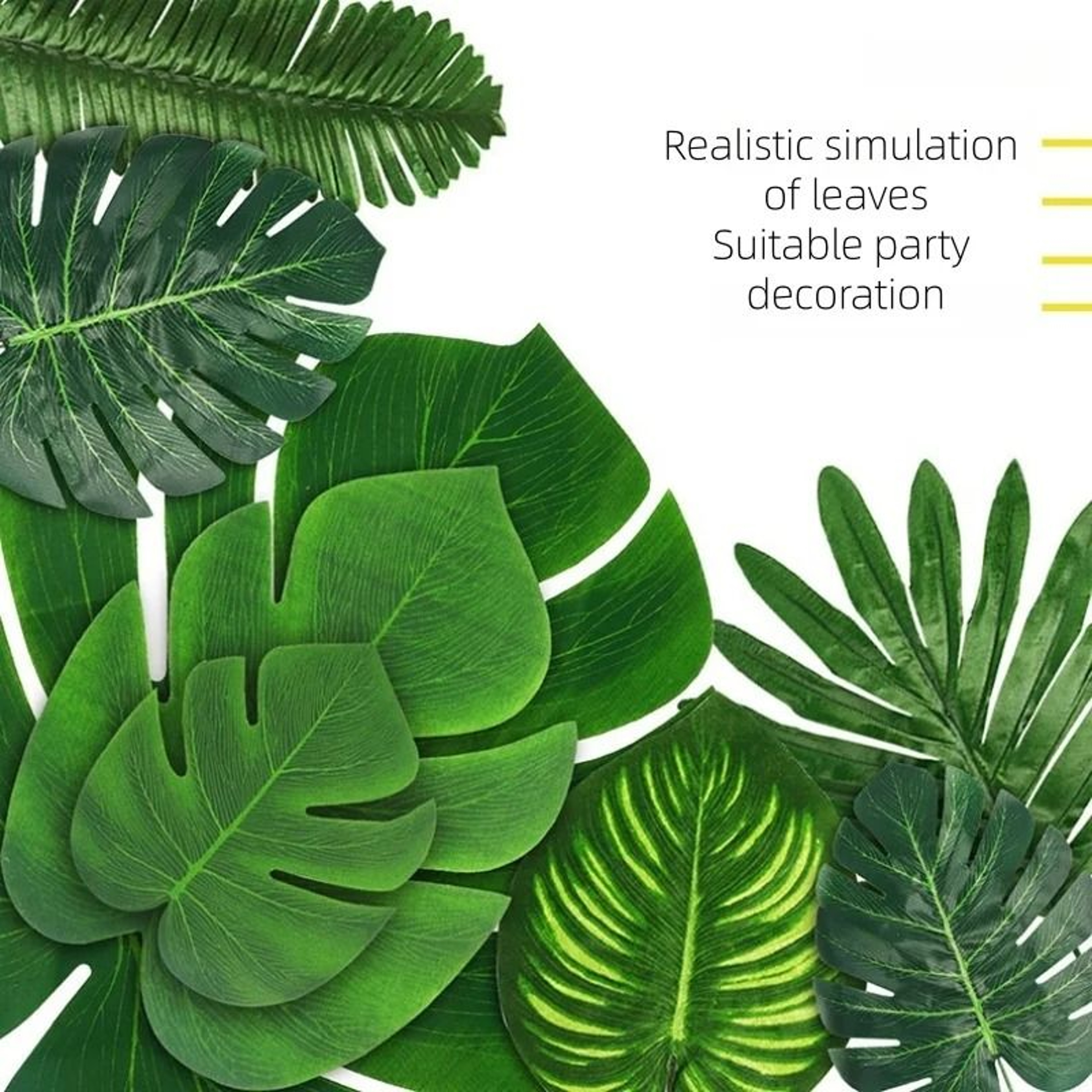 Tropical Palm Leaves Set Artificial Jungle Leaf Decor For Parties And Home Styling 13