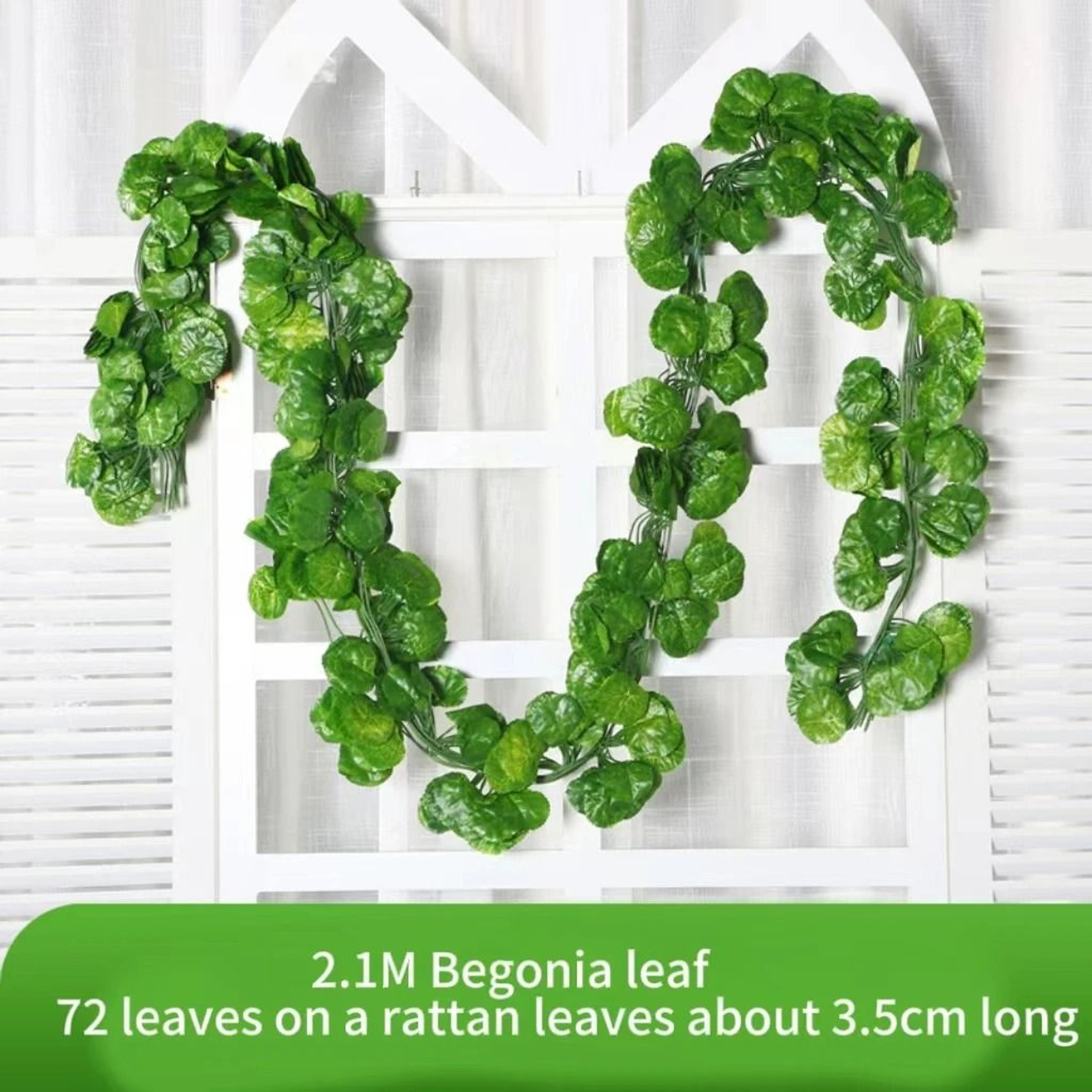Artificial Ivy Hanging Vine Garland Green Leaf Wall Decor For Home 12