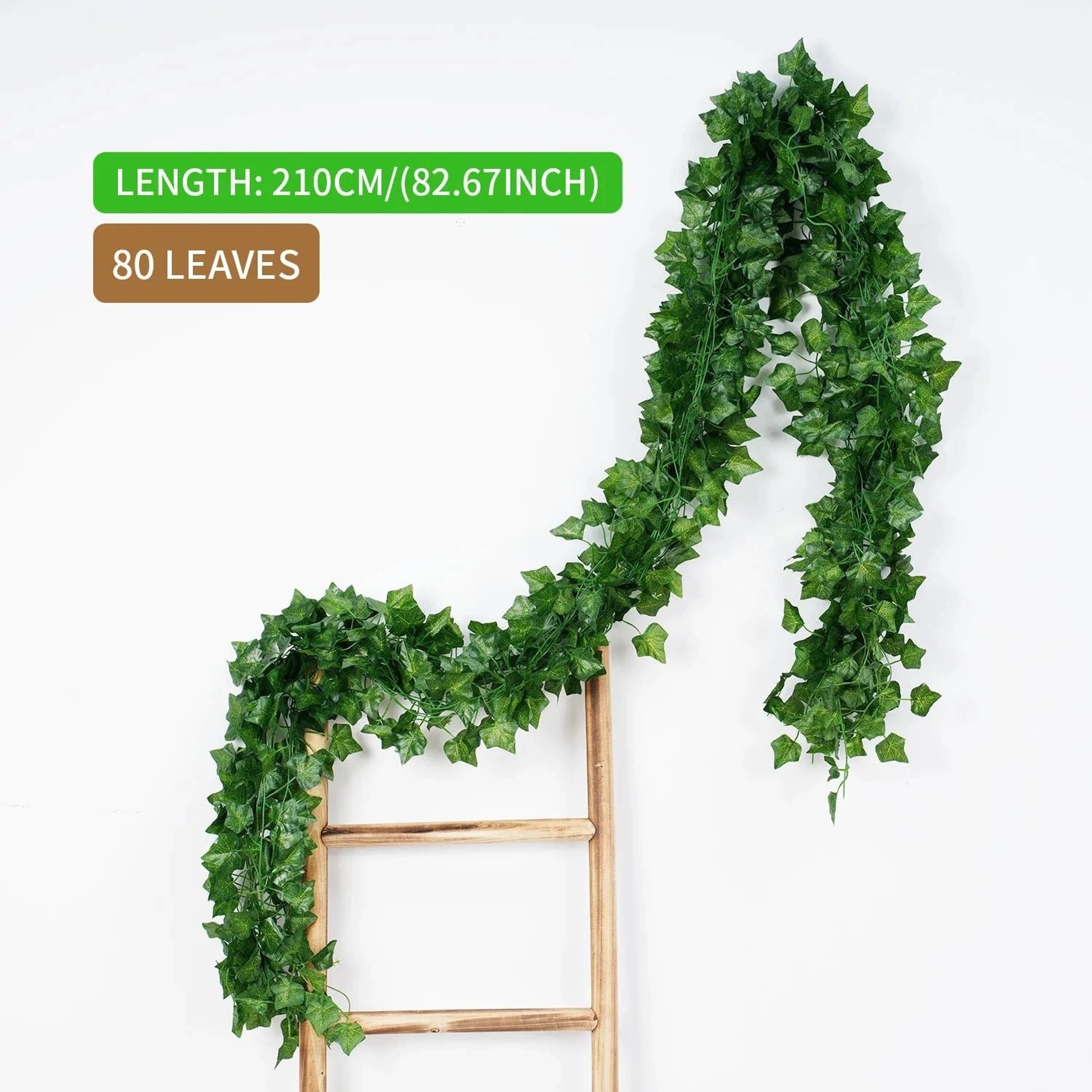 Artificial Ivy Hanging Vine Garland Green Leaf Wall Decor For Home 7