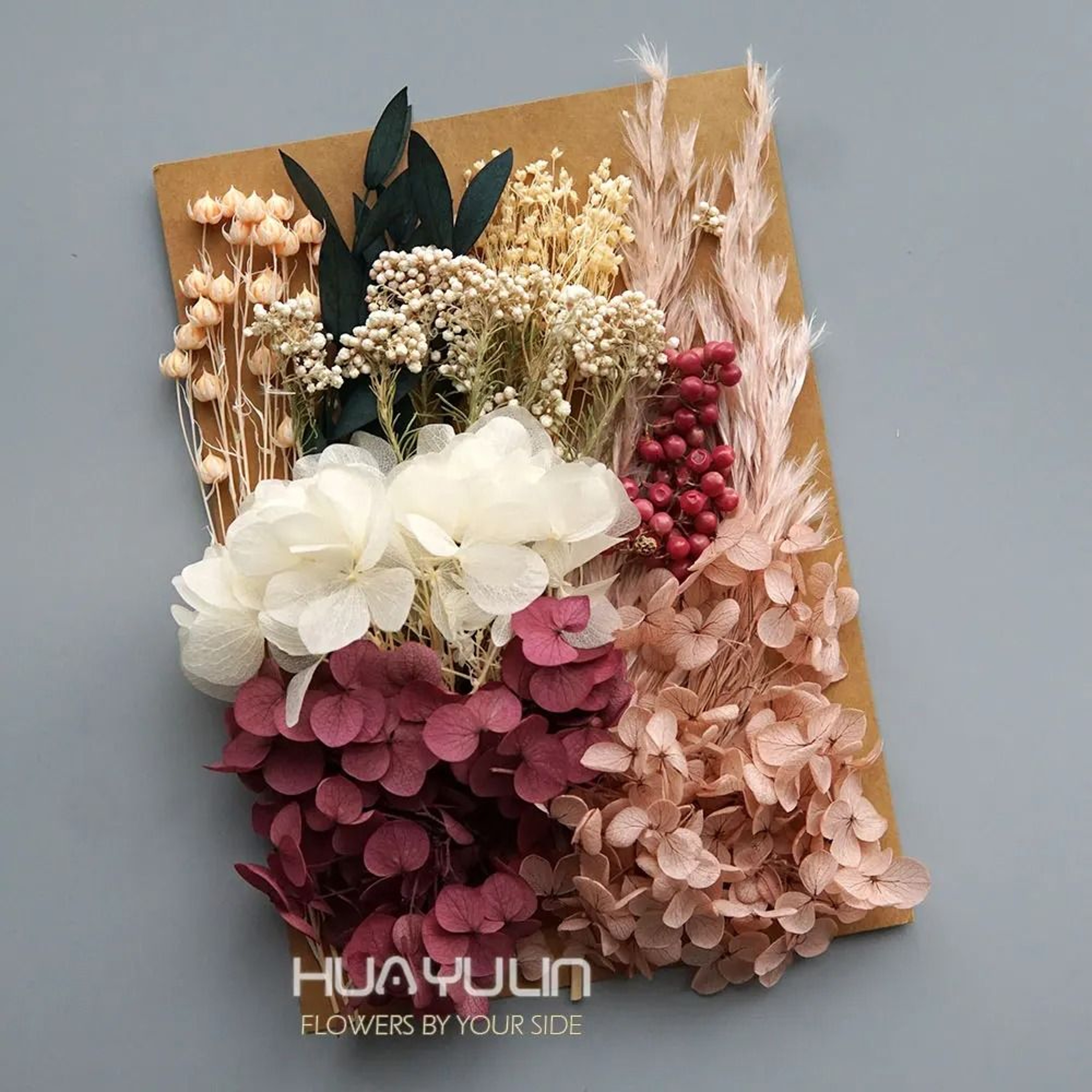 Preserved Hydrangea Dried Flowers Set For Resin Crafts Candle Making And DIY Decor 1