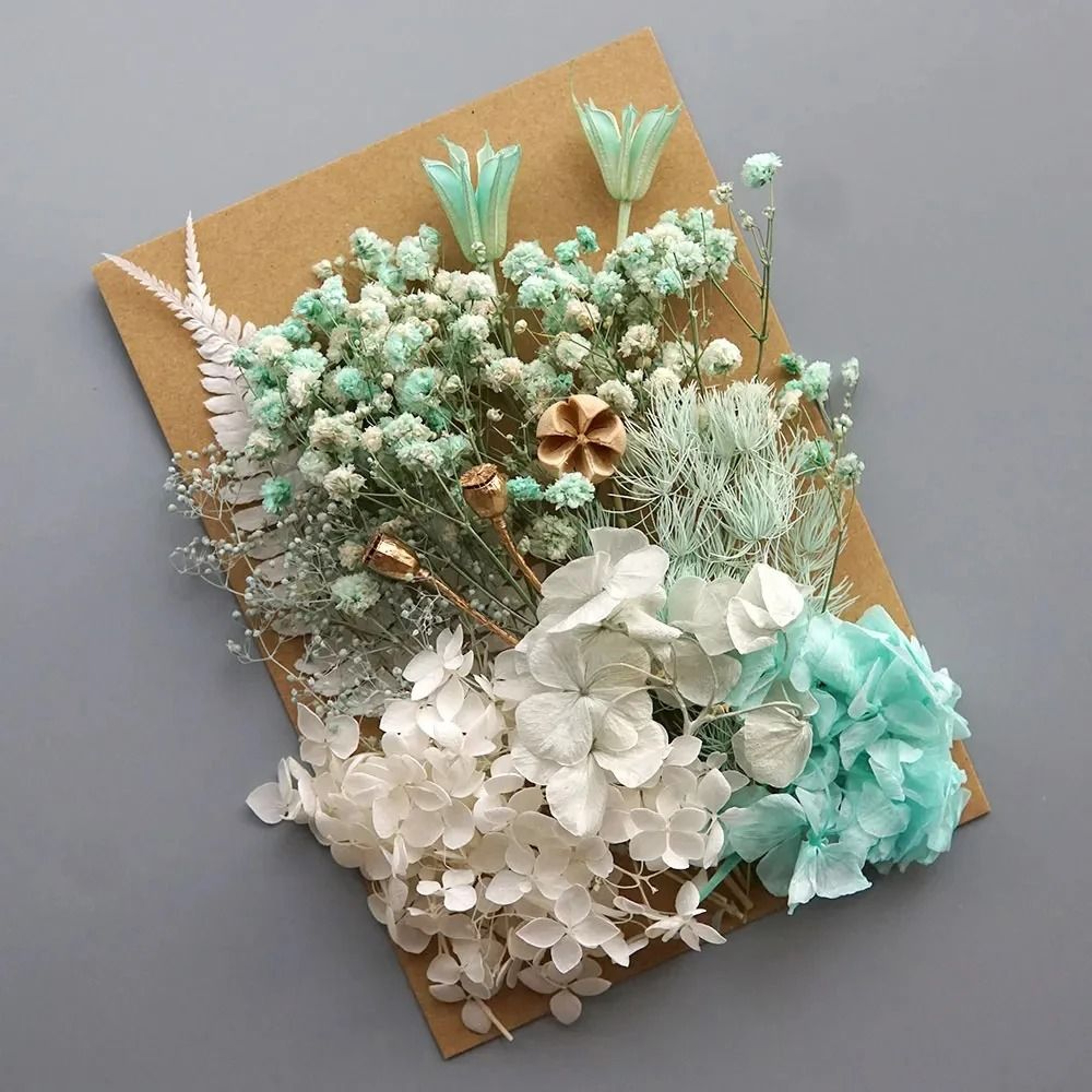 Preserved Hydrangea Dried Flowers Set For Resin Crafts Candle Making And DIY Decor 28