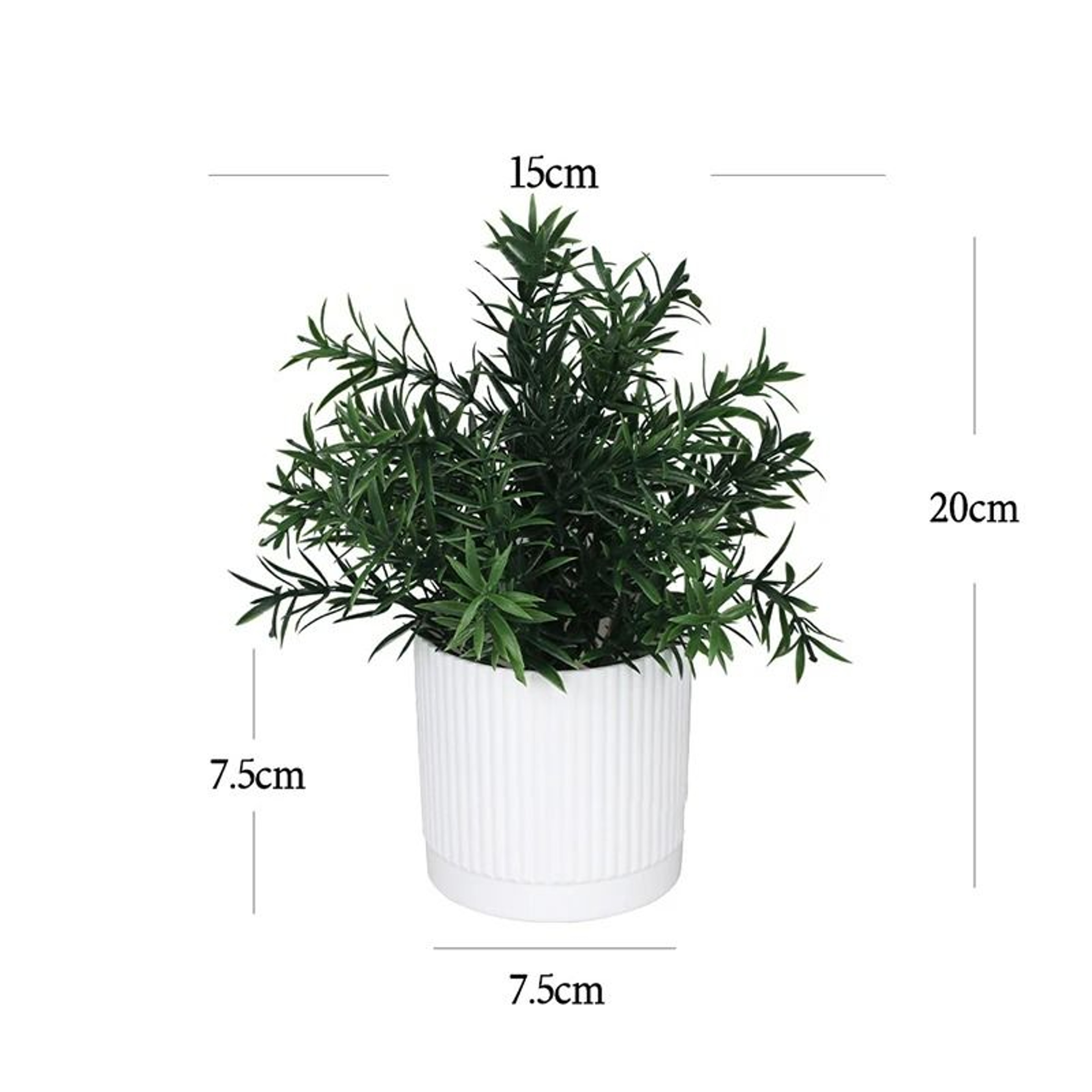 Artificial Potted Plant Mini Bonsai Tree Home Decor Accent 3