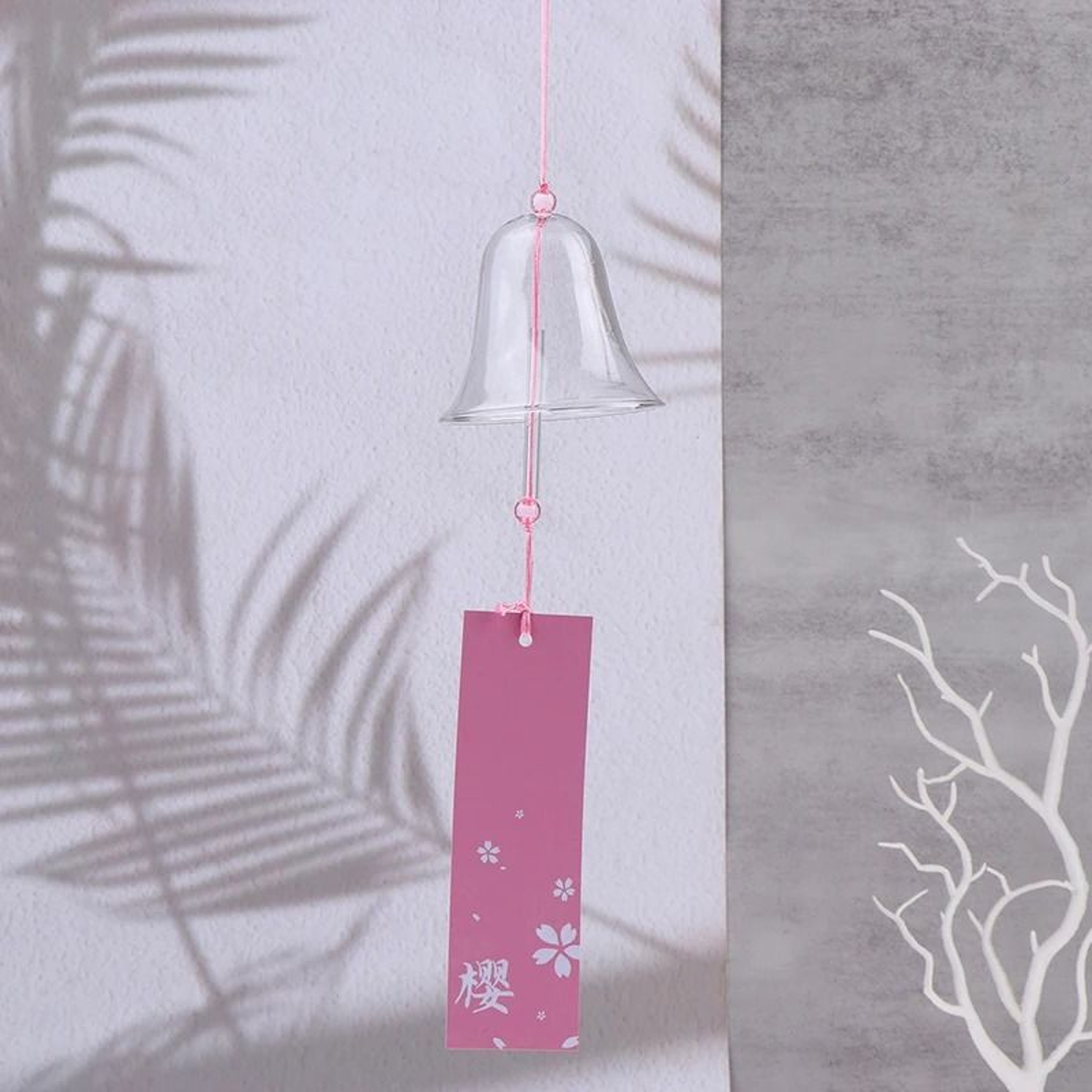 Transparent Glass Wind Chimes Japanese Wind Bell Hanging Decor 4