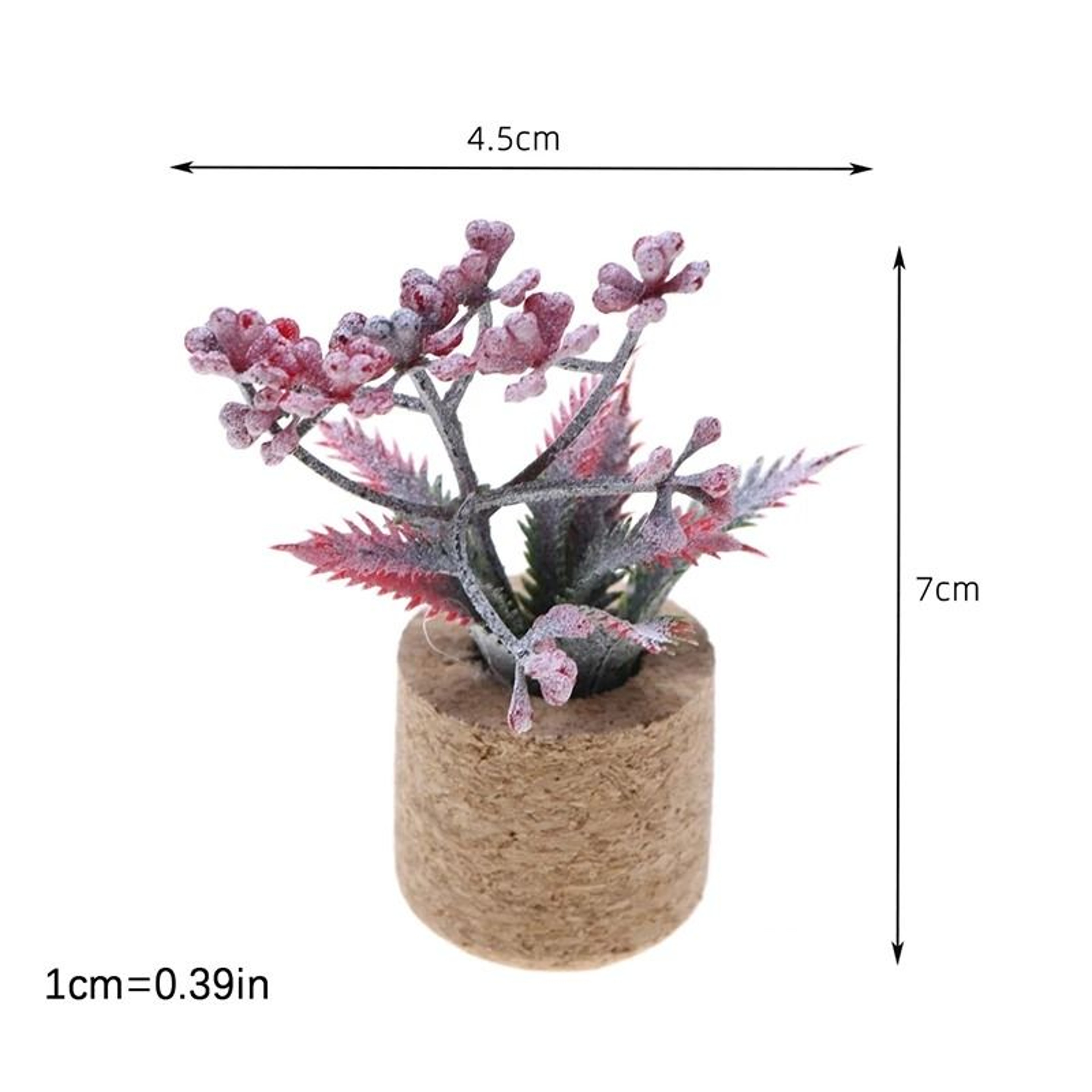 Dollhouse Miniature Potted Plants Micro Garden Decor Accessories 5