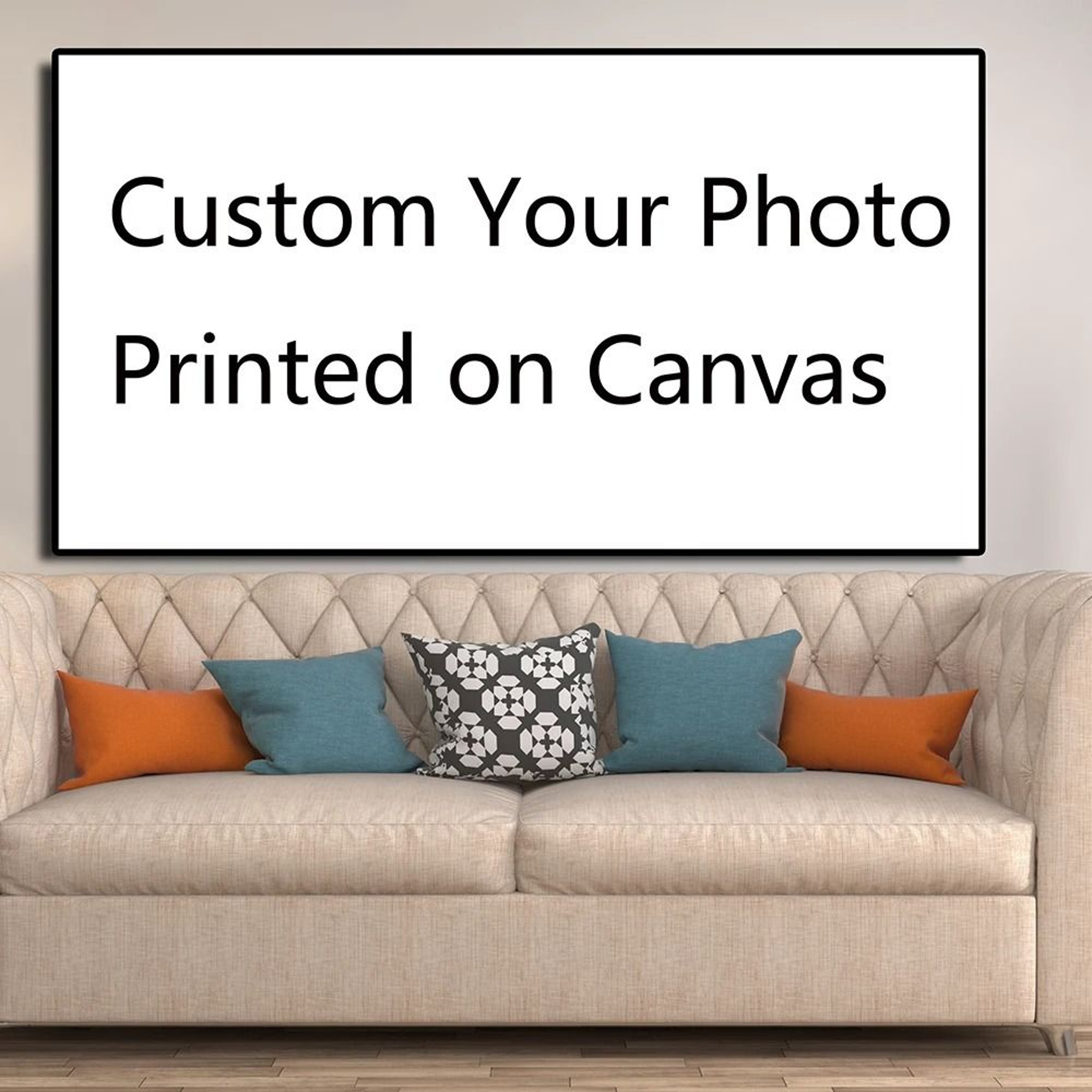Custom Canvas Print Personalized Photo Wall Art Home Decor 0
