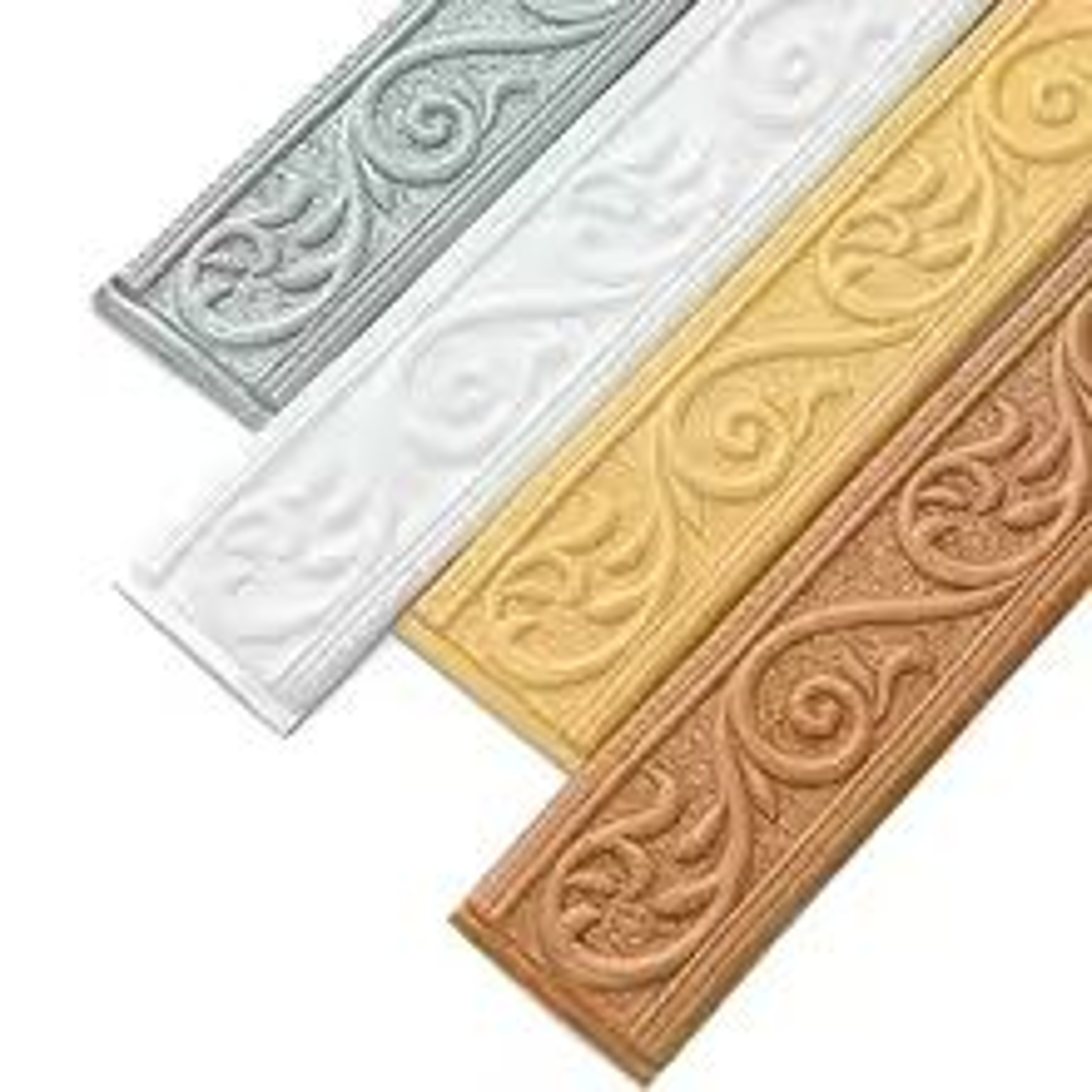 3D Wall Border Sticker Peel And Stick Tile Trim Waterproof Self Adhesive Decor 0