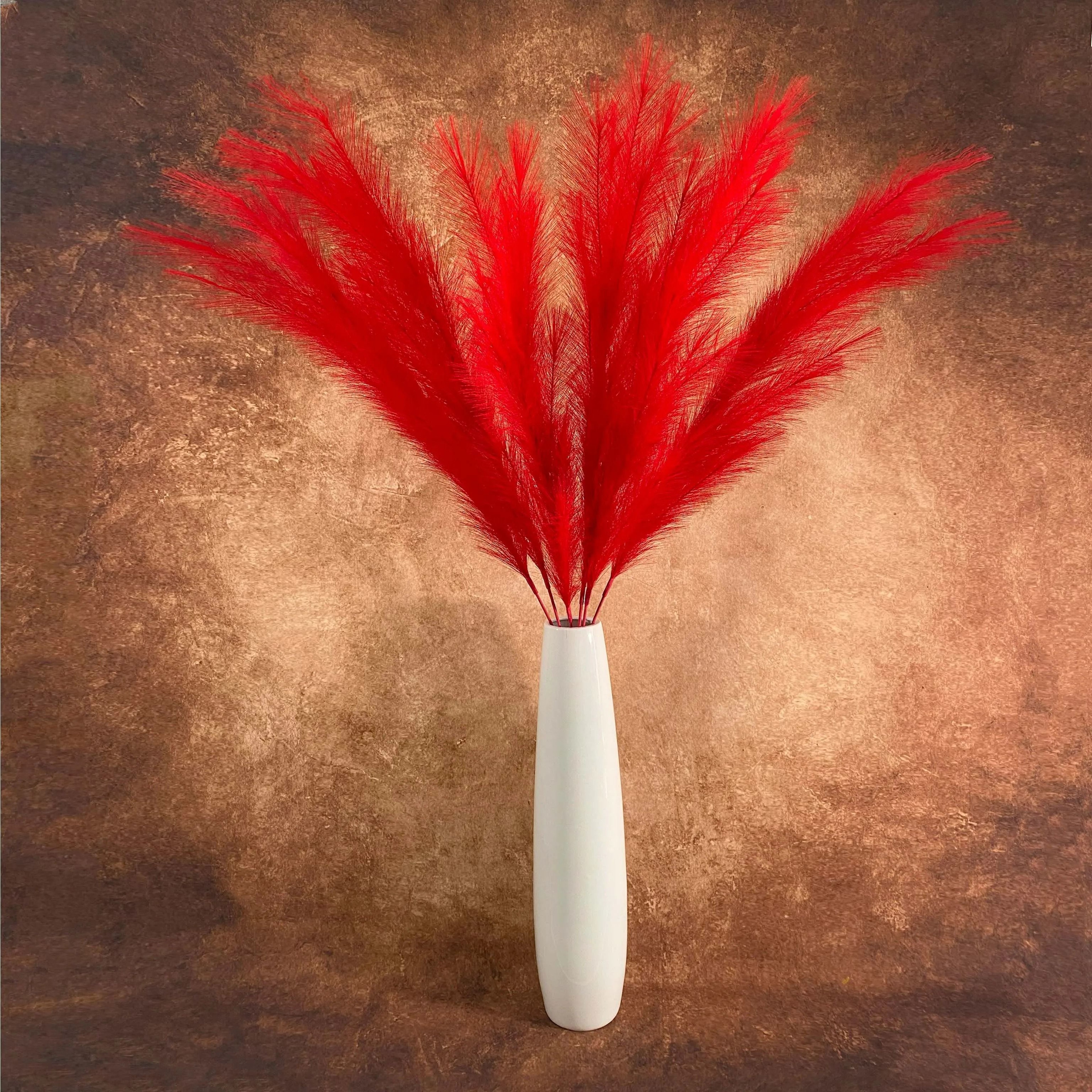 Artificial Pampas Grass Tall Fluffy Stems For Elegant Boho Home Decor 15
