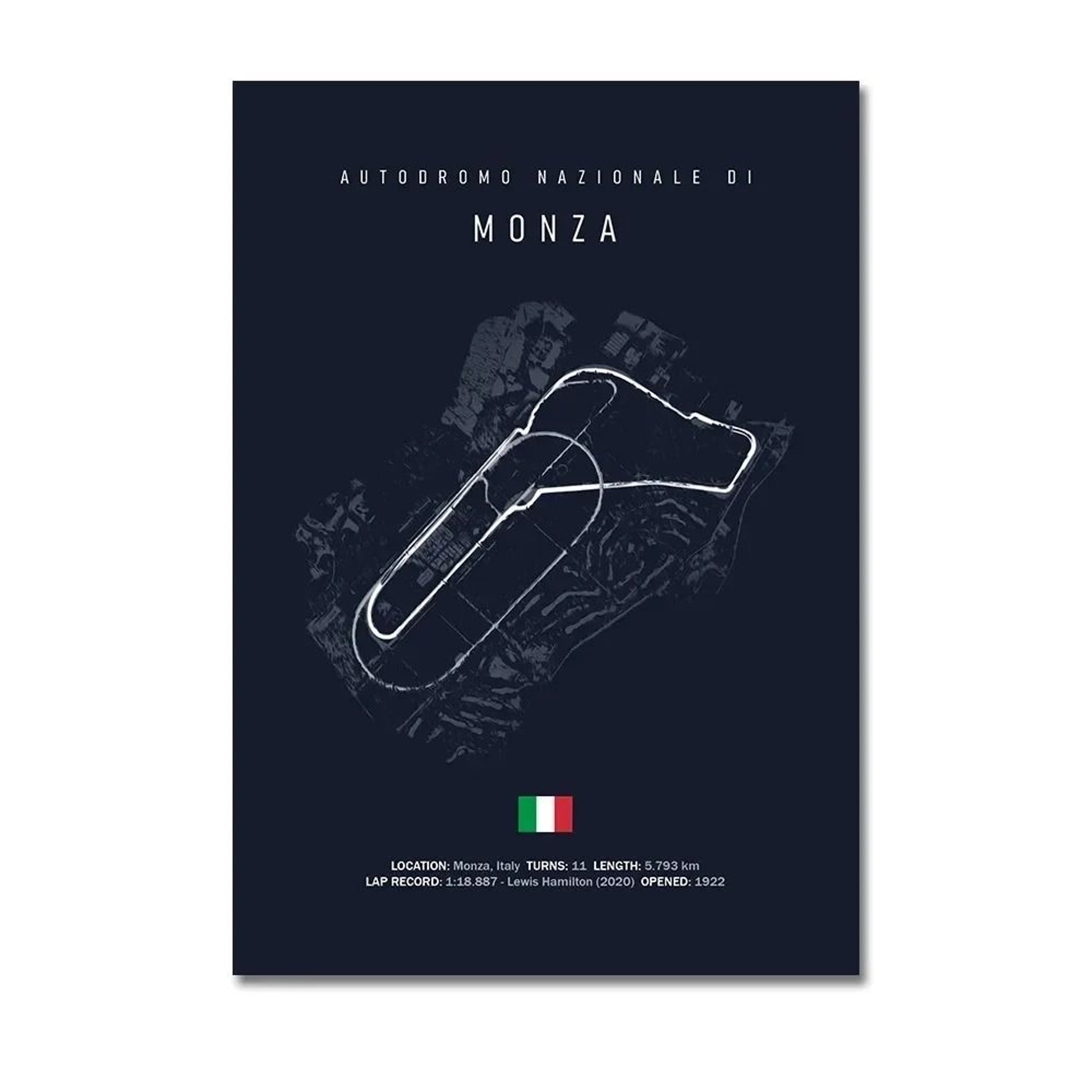 F1 Track Wall Art Circuit Map Canvas Poster For Motorsport Racing Decor 26