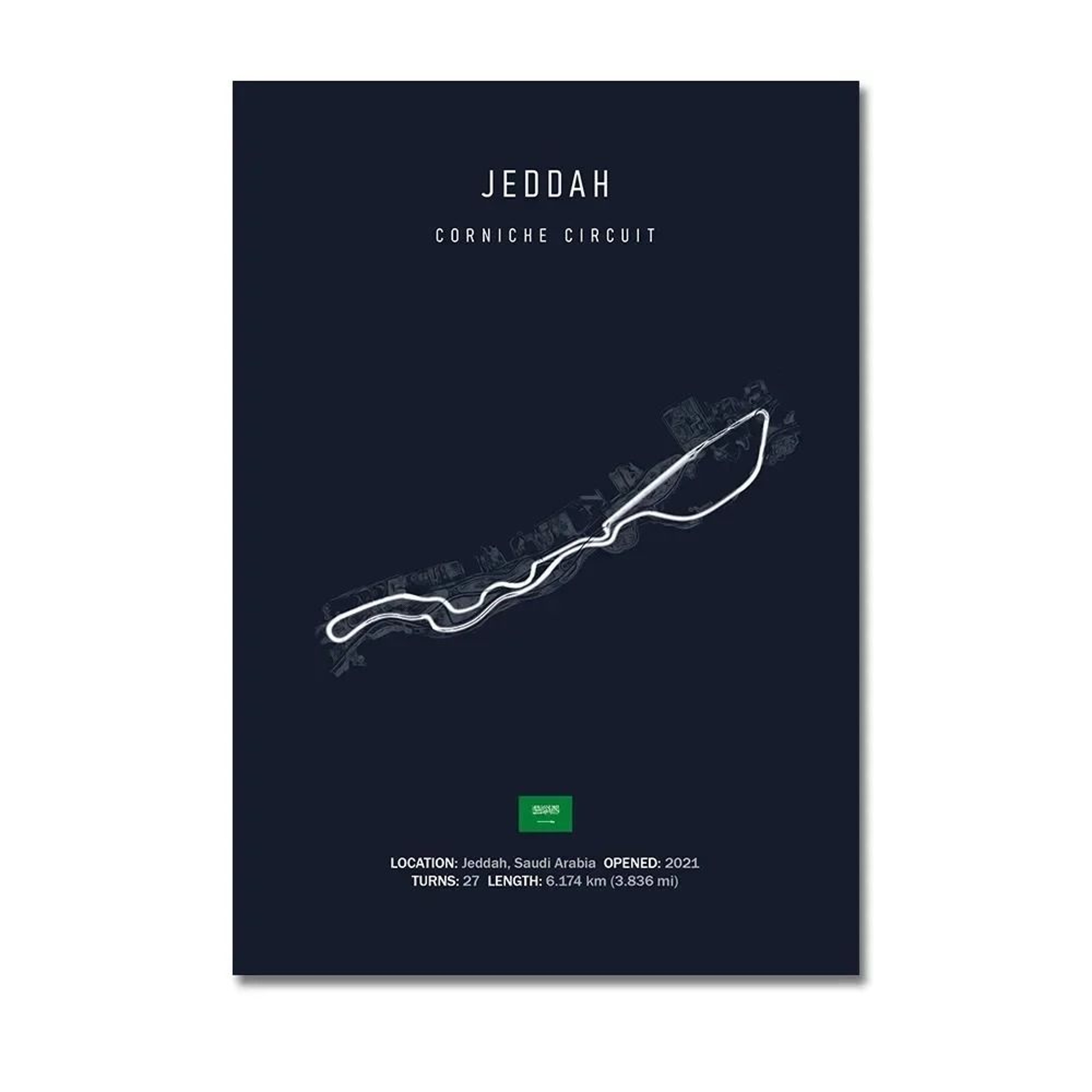 F1 Track Wall Art Circuit Map Canvas Poster For Motorsport Racing Decor 27