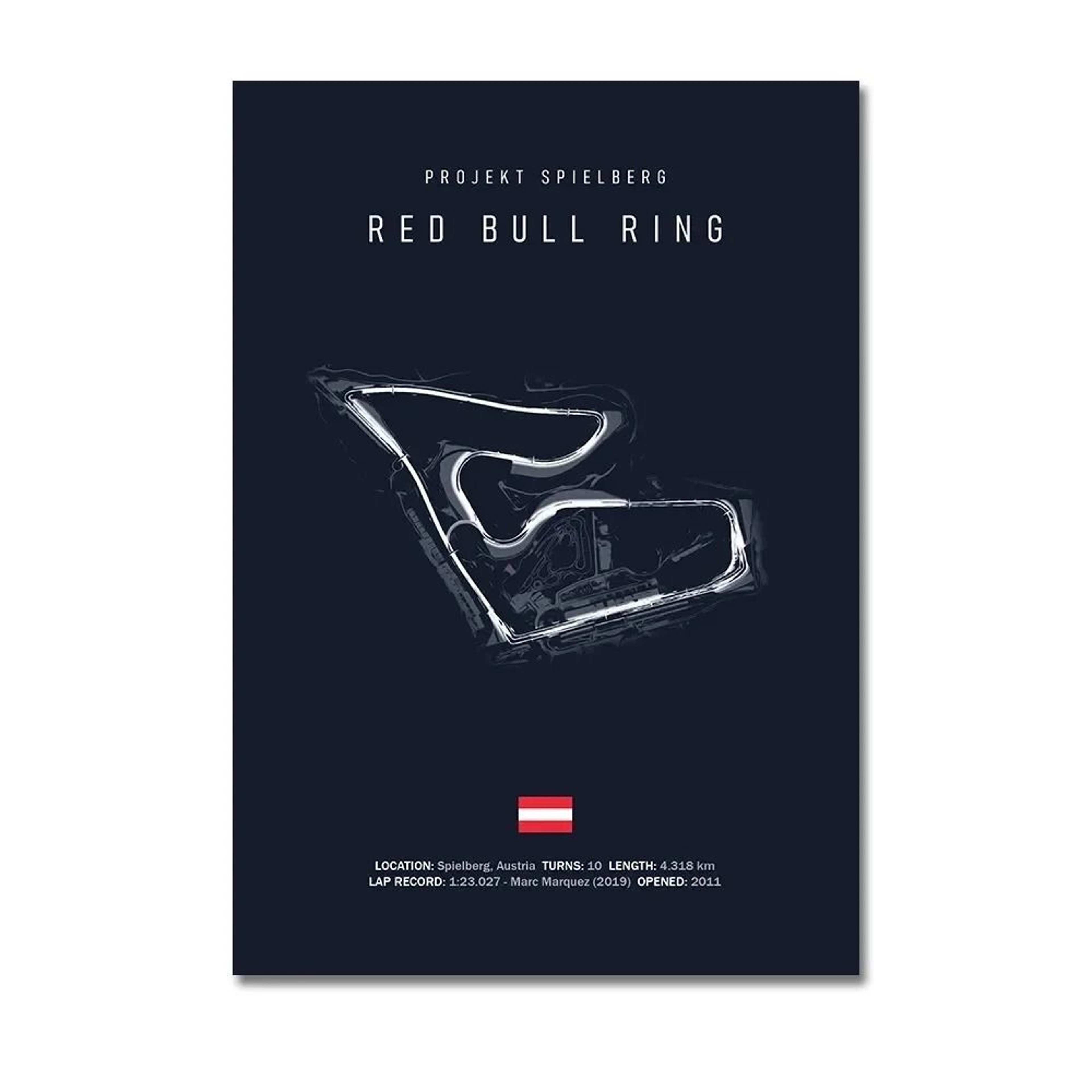 F1 Track Wall Art Circuit Map Canvas Poster For Motorsport Racing Decor 23
