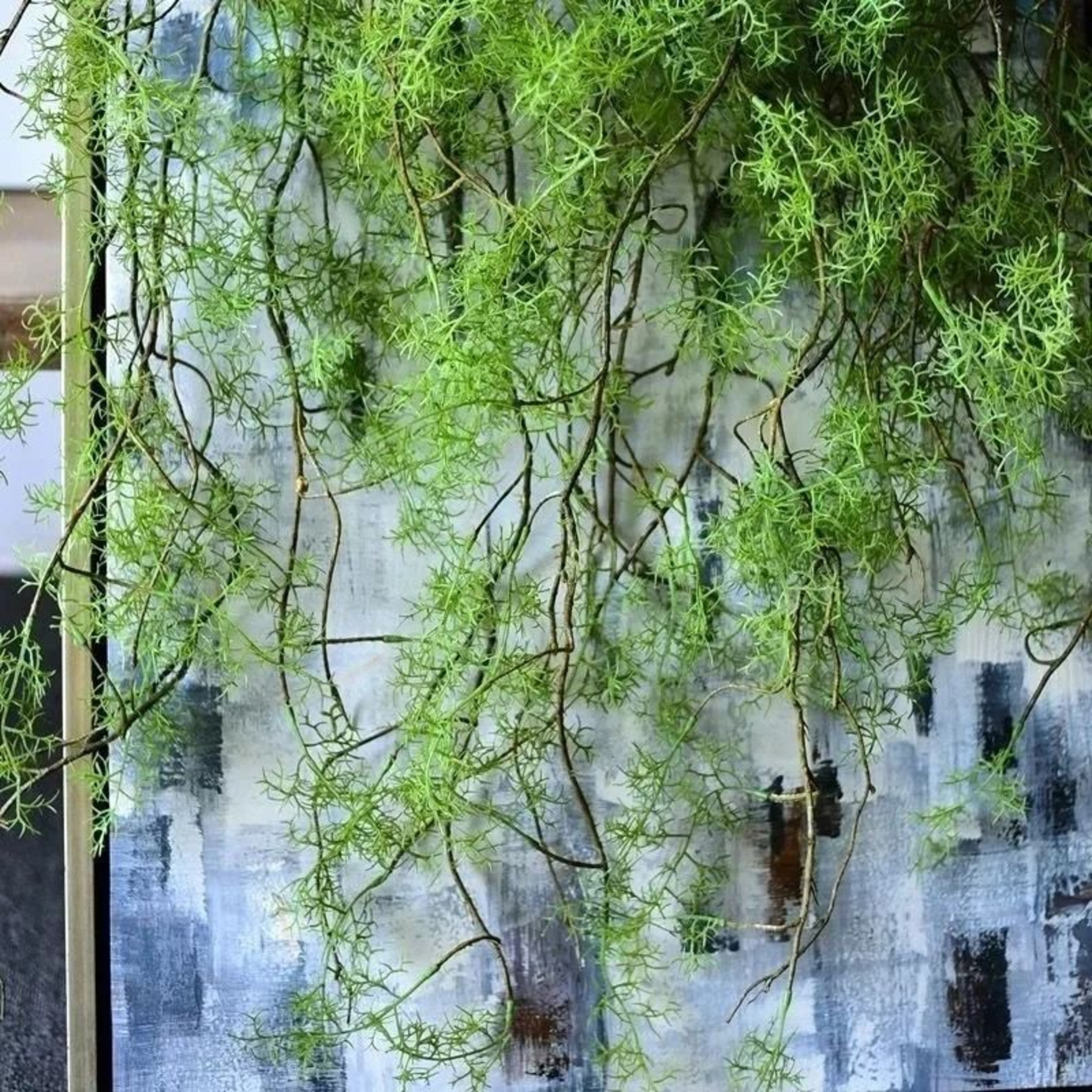 Artificial Hanging Vines Green Rattan Wall Decor For Natural Indoor Styling 5
