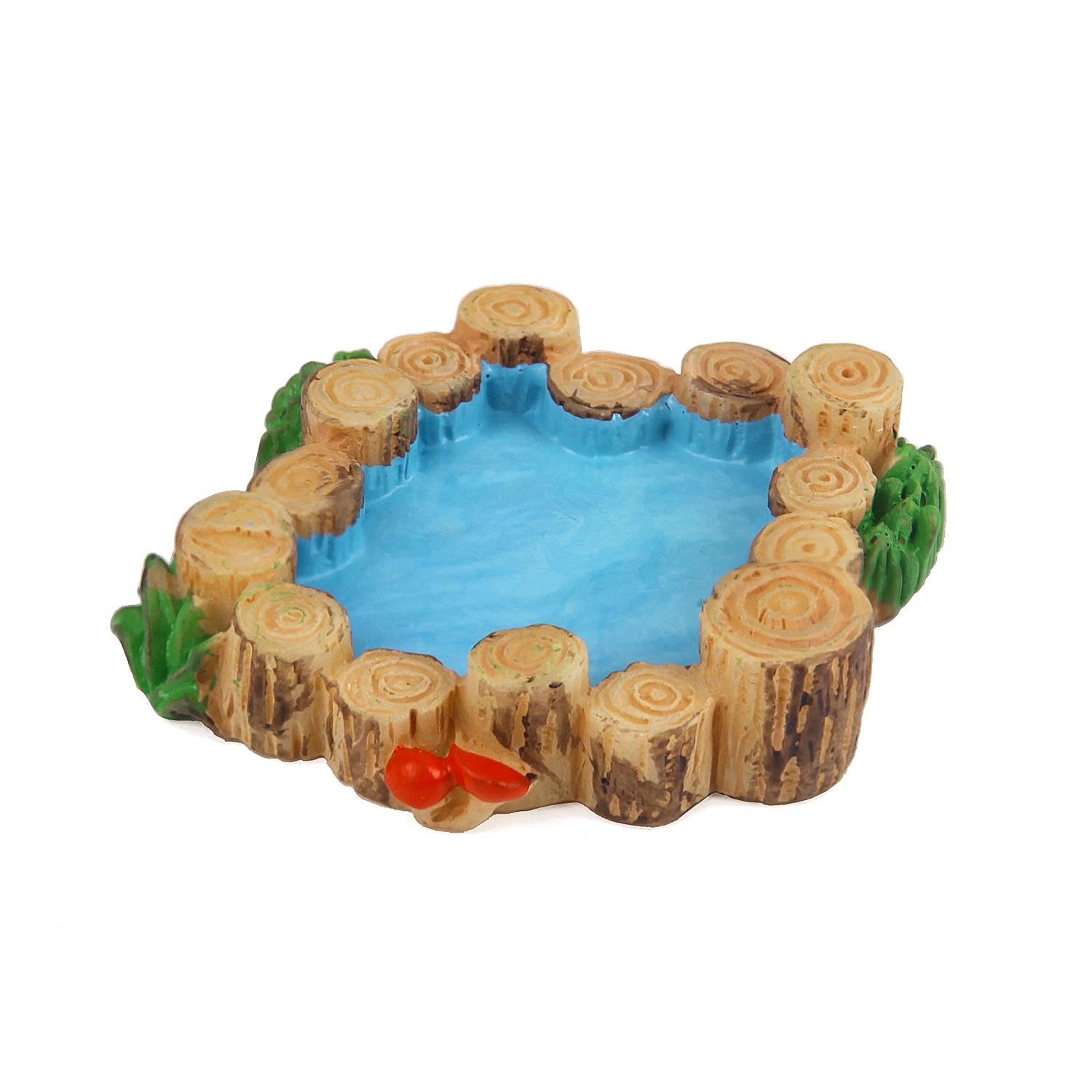 Fairy Garden Accessories Miniature Landscape Decor Set With Lighthouse Cottage And Bridge 6