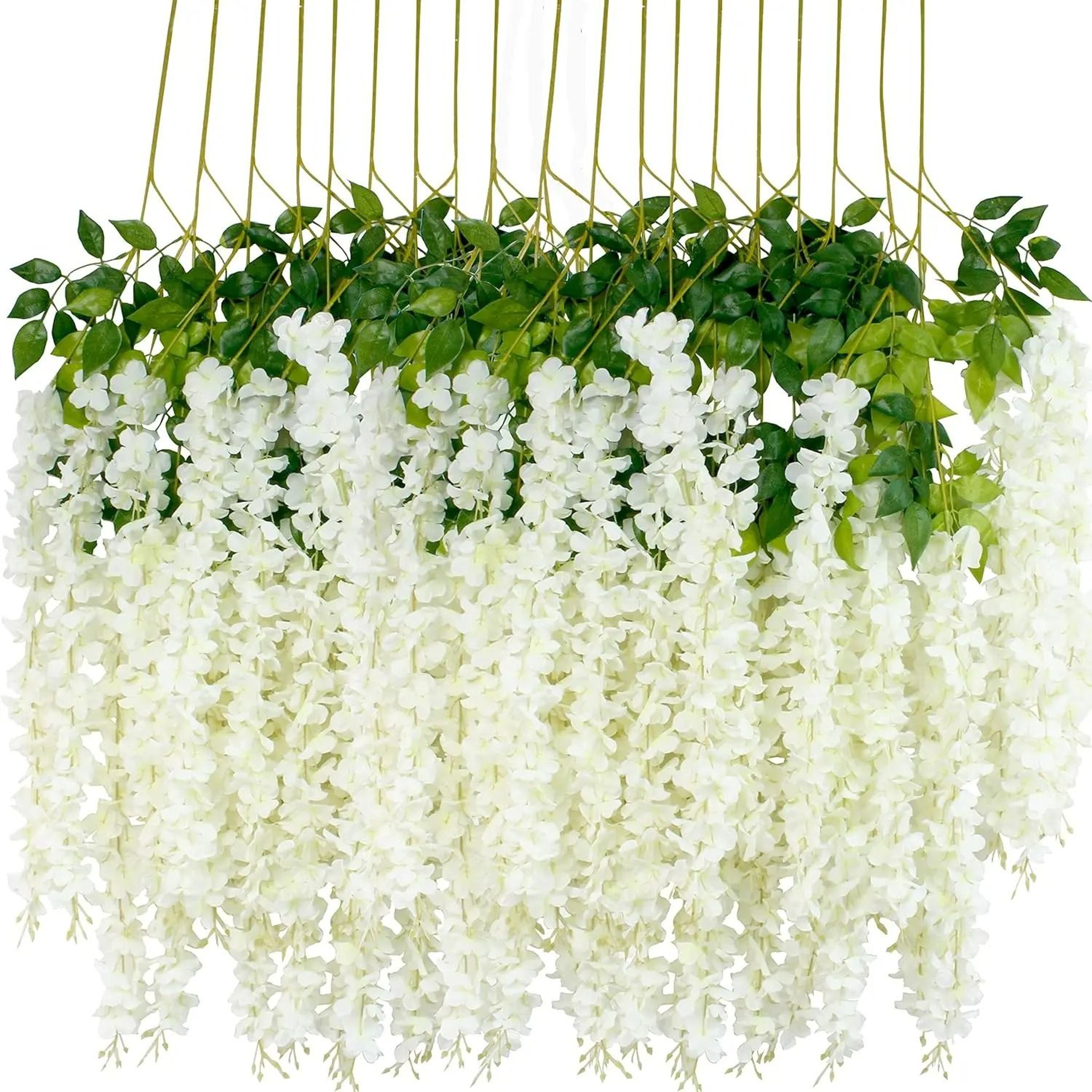 Artificial Violet Vine Flowers Hanging Plant Wedding Decor Arrangement 1