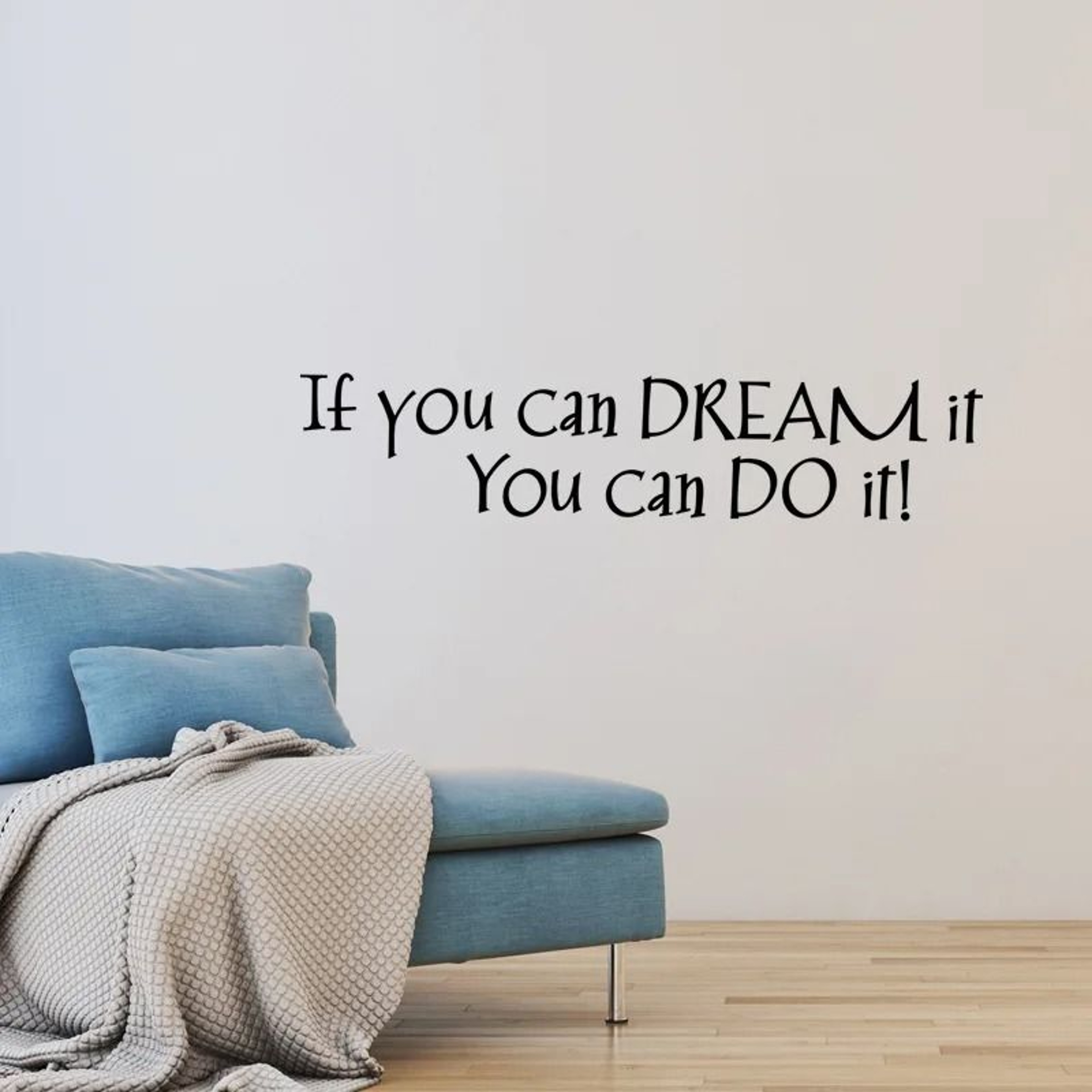 Inspirational Quote Wall Sticker Dream It Do It Motivational Decor 5