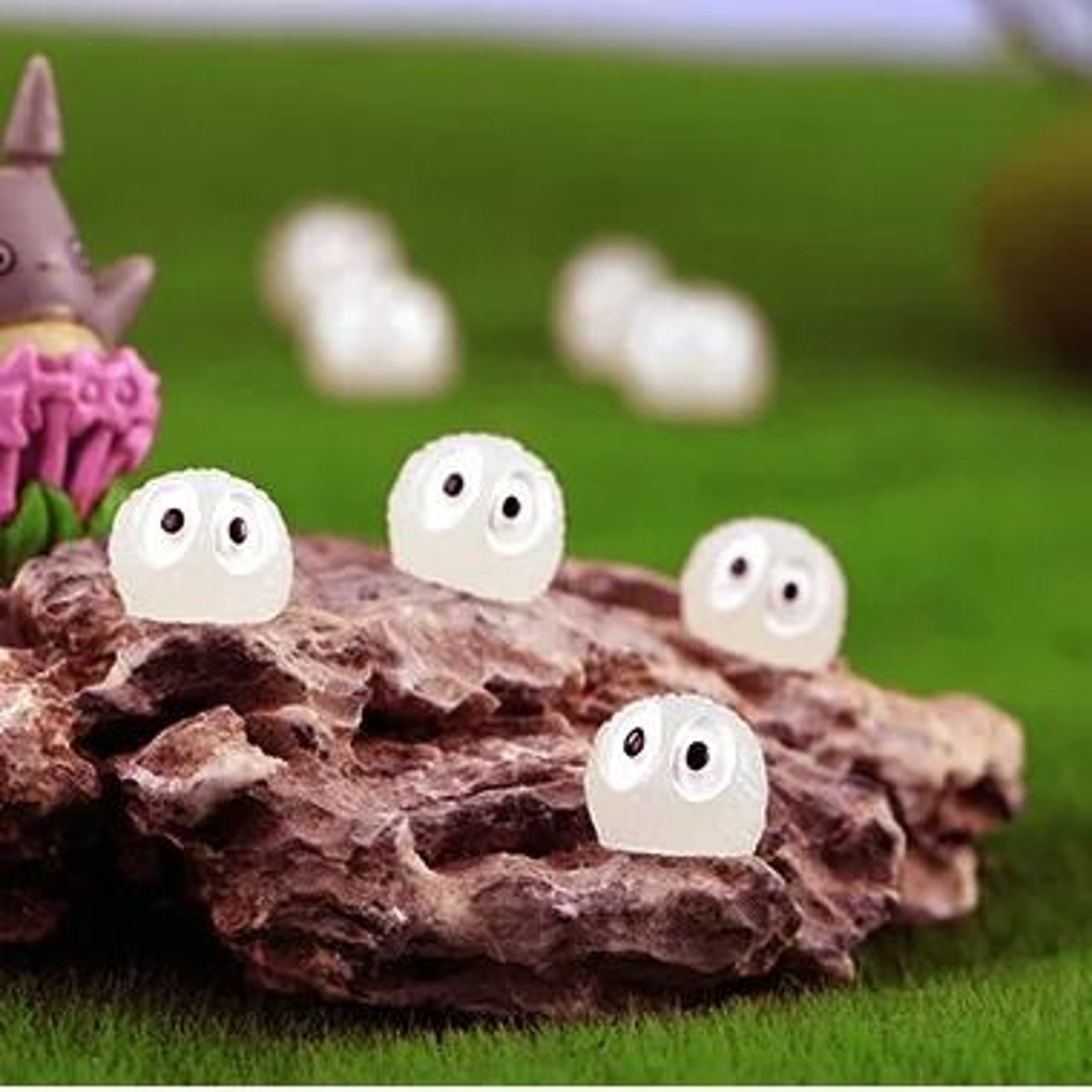 Mini Animal Figurines Set Fairy Garden Dollhouse Aquarium Decor 4