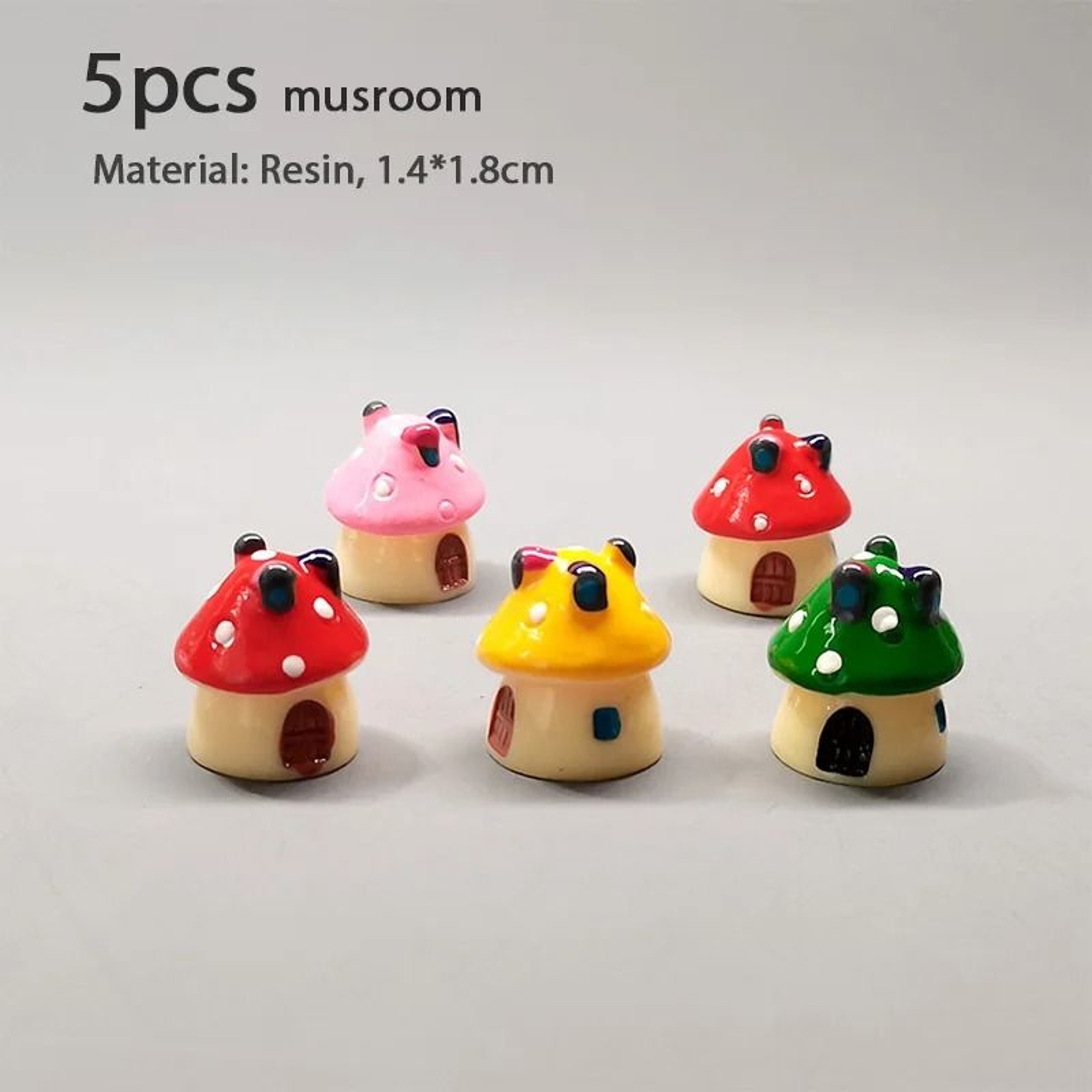 Mini Animal Figurines Set Fairy Garden Dollhouse Aquarium Decor 9