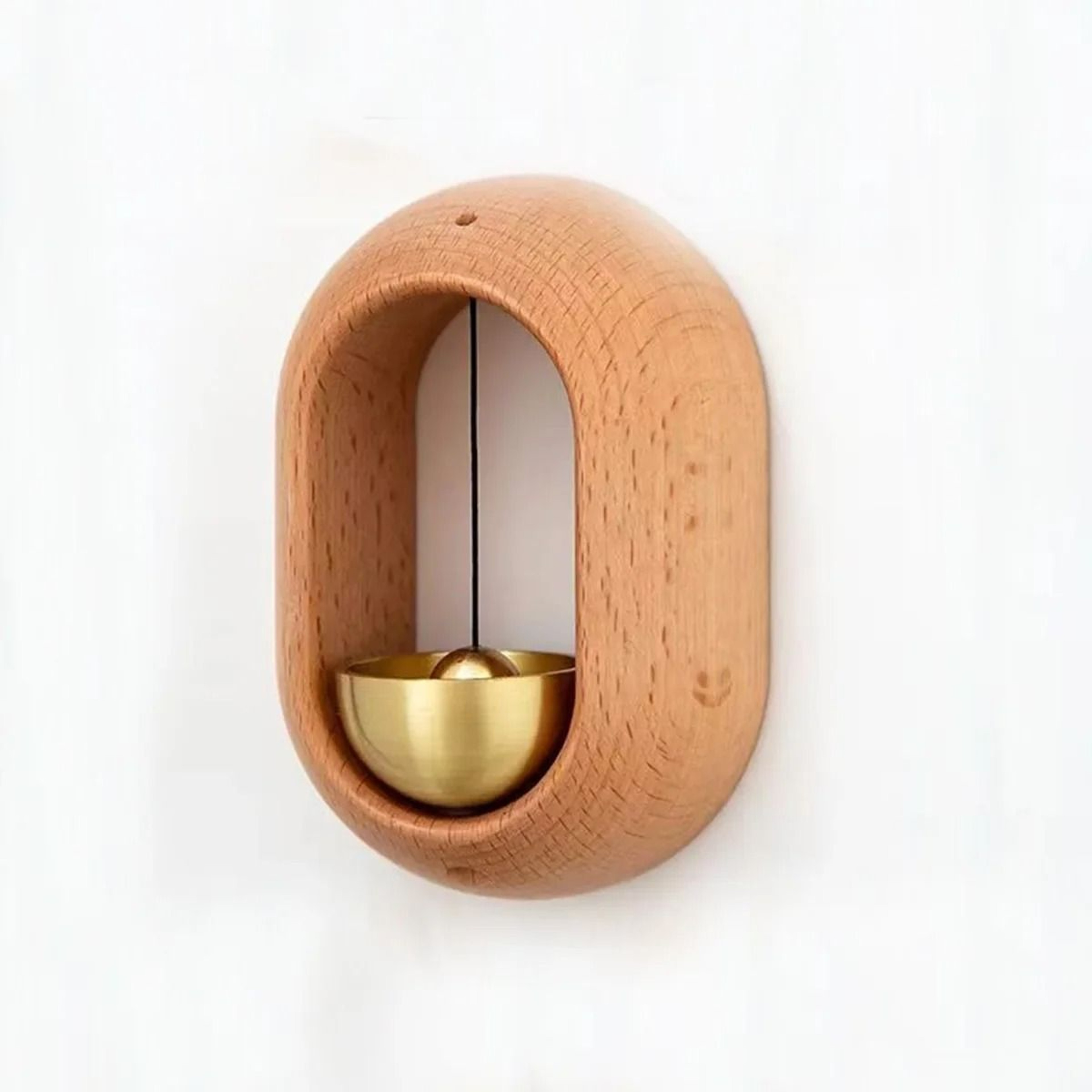 Magnetic Wooden Door Bell Wind Chime Entrance Door Hanging Decor 3