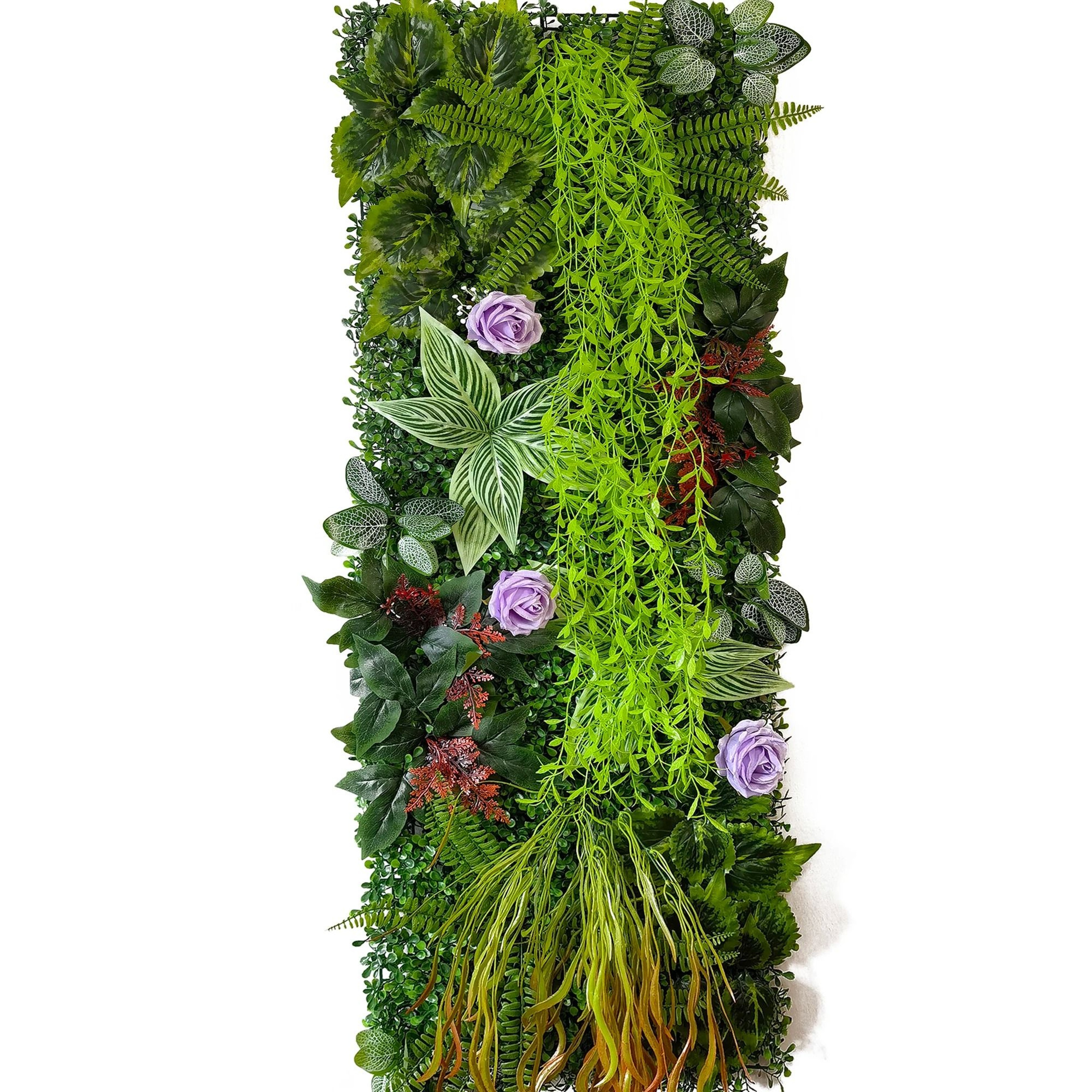 Artificial Grass Wall Panel Faux Greenery Backdrop Decor 10