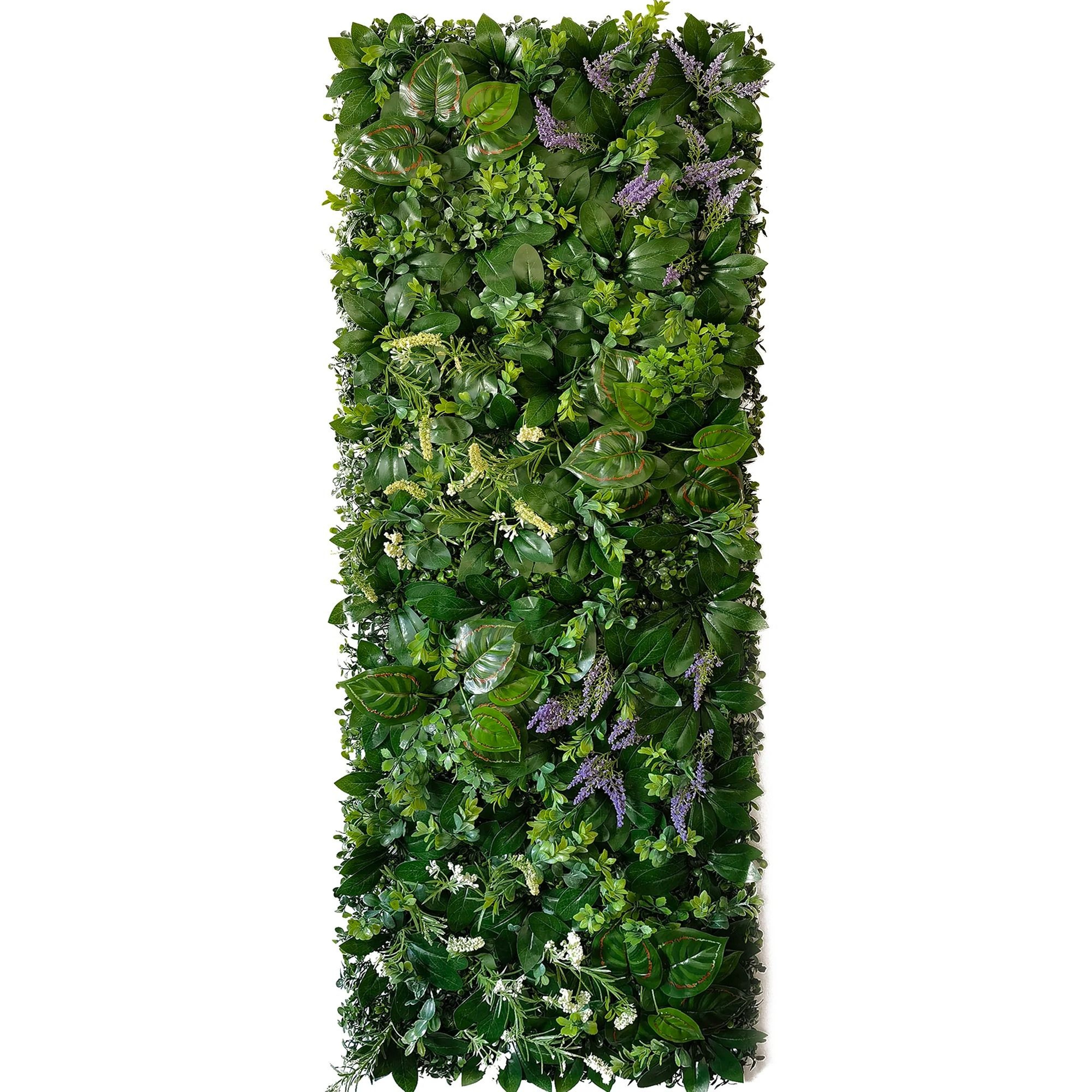Artificial Grass Wall Panel Faux Greenery Backdrop Decor 20