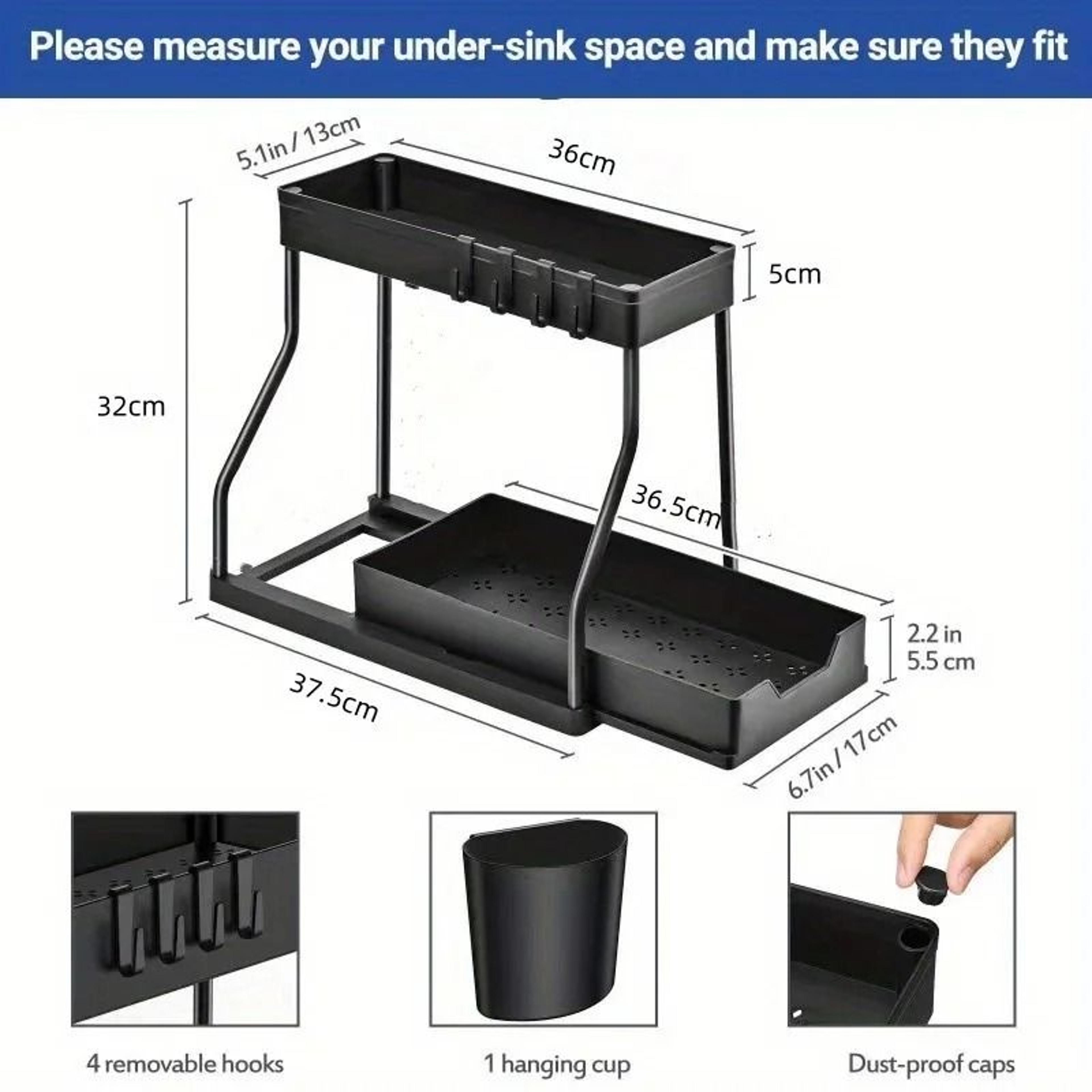 Multi Layer Pull Out Storage Rack Sliding Cabinet Organizer For Kitchen And Bathroom 7