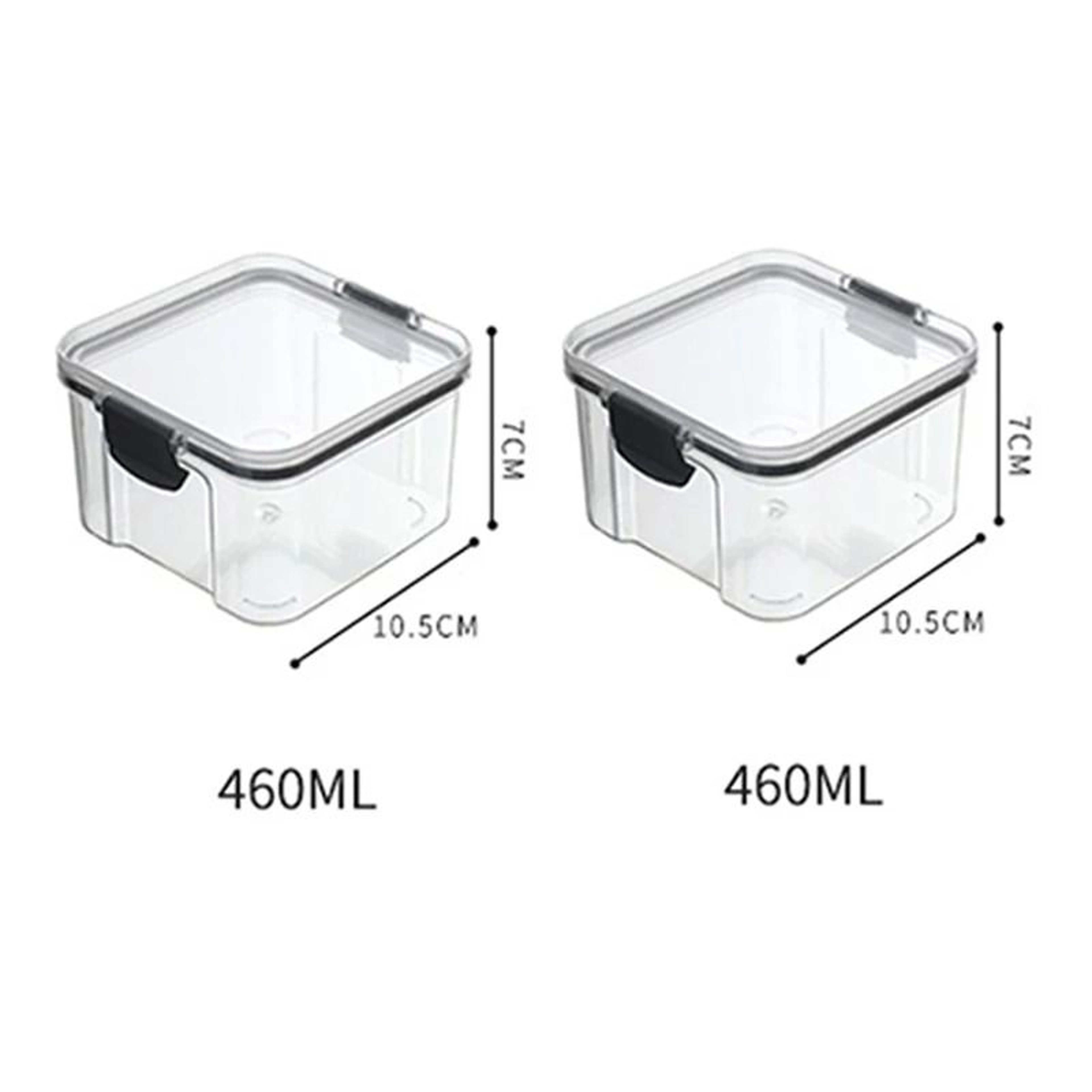 5 Piece Airtight Kitchen Storage Containers Stackable Grain Organizer Set 1
