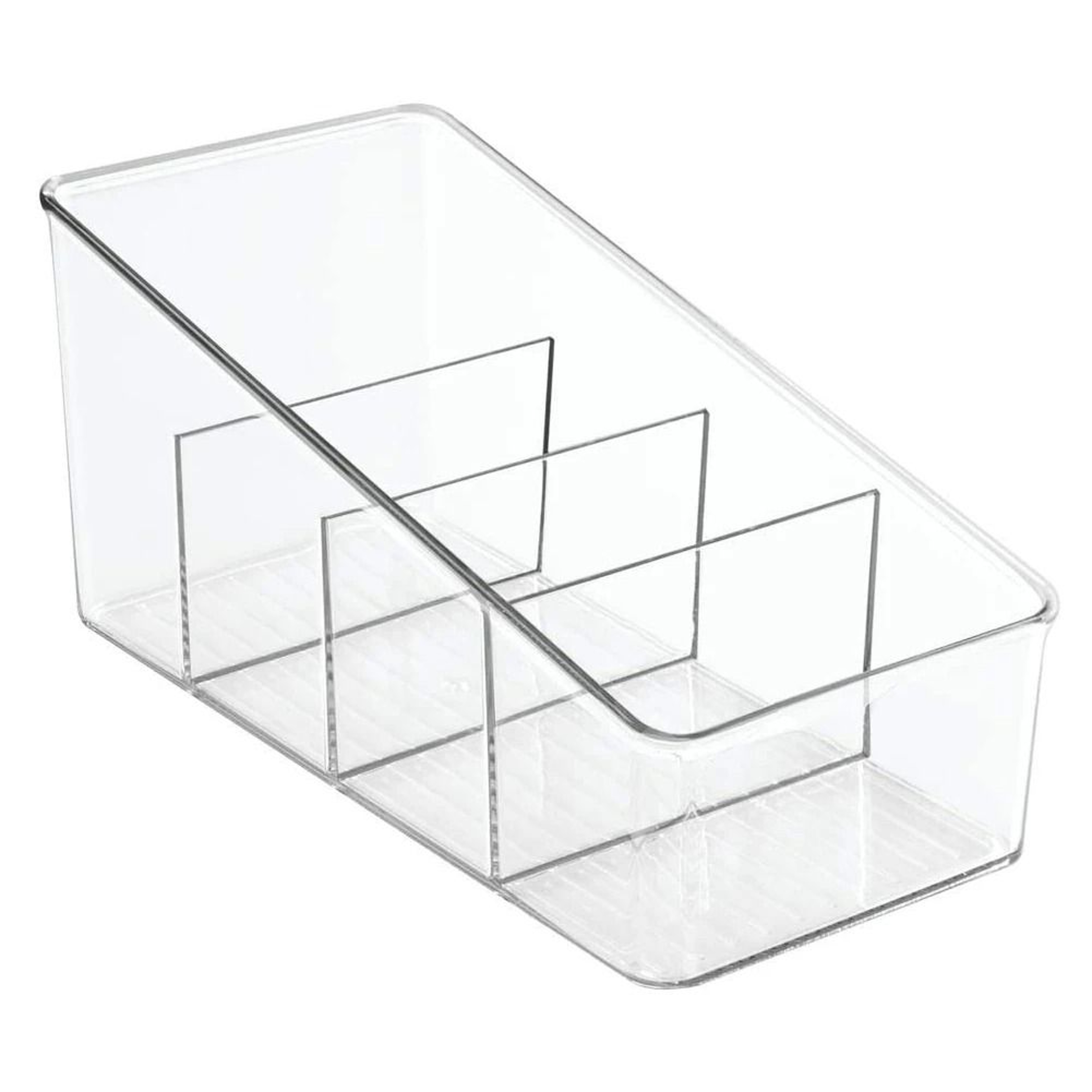 4 Layer Transparent Pantry Organizer Food Storage Container Rack 0