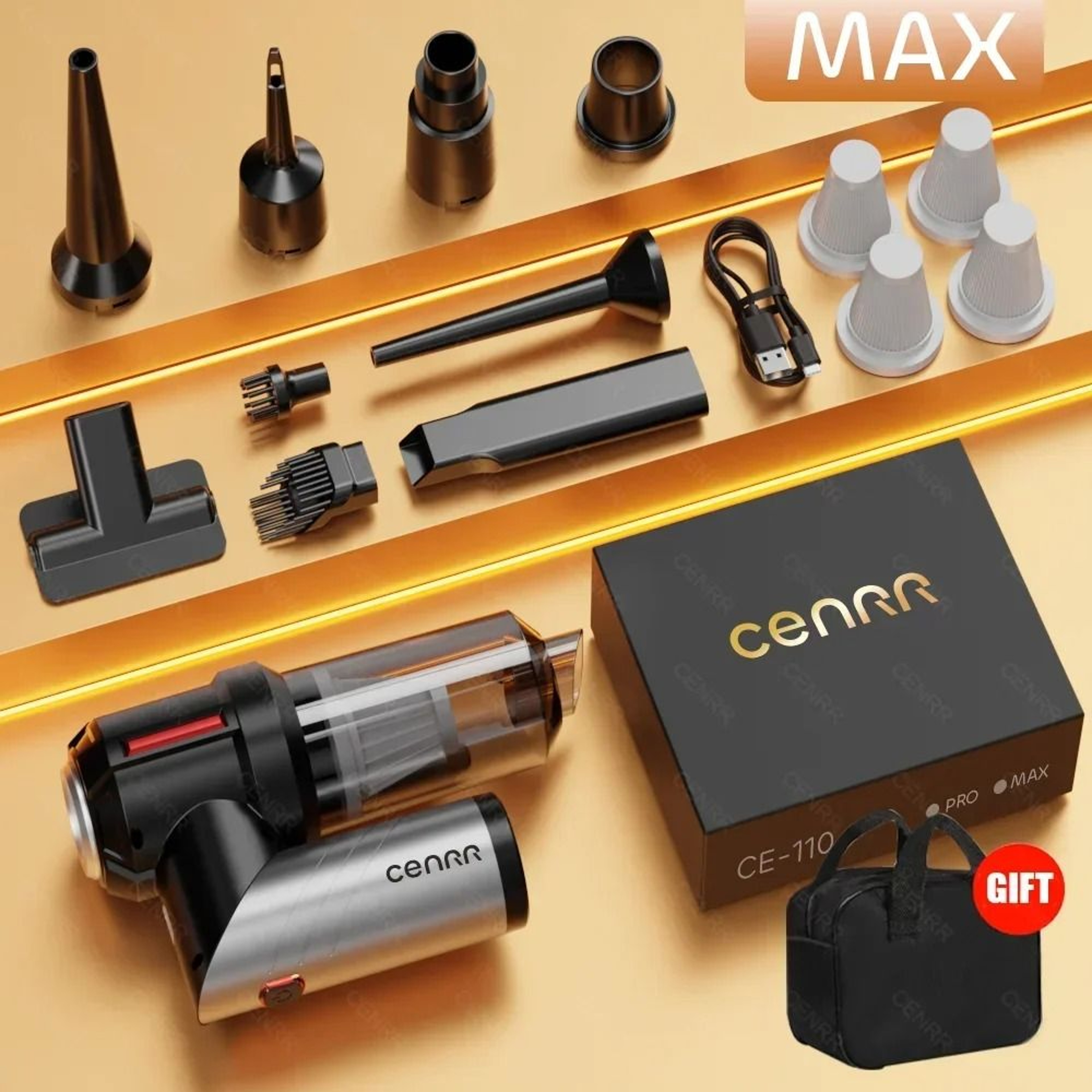 Ultra Power Handheld Car Vacuum Cleaner Cordless Mini Cleaner 6