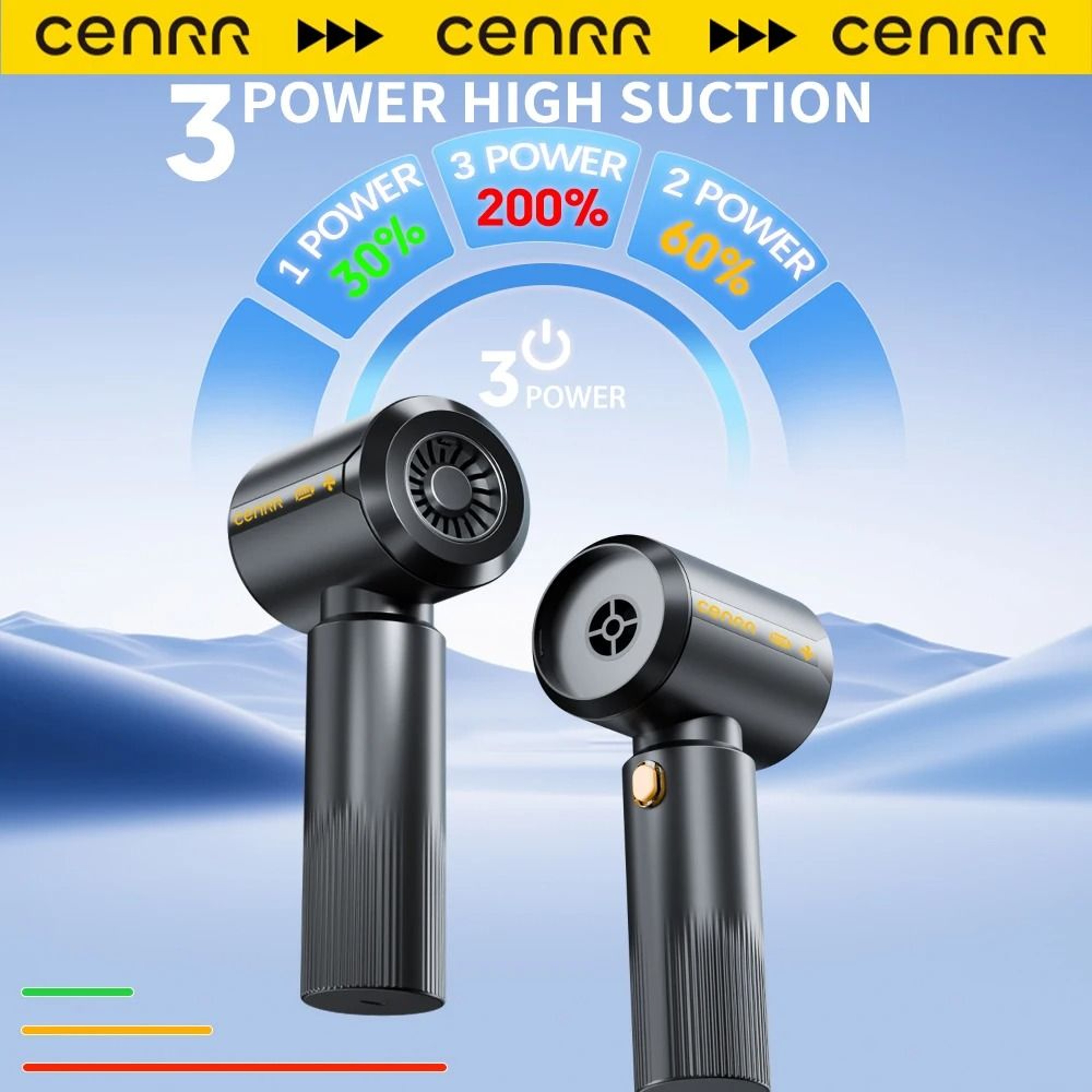 PowerView Cordless Car Vacuum Cleaner Handheld Portable Cleaner 8