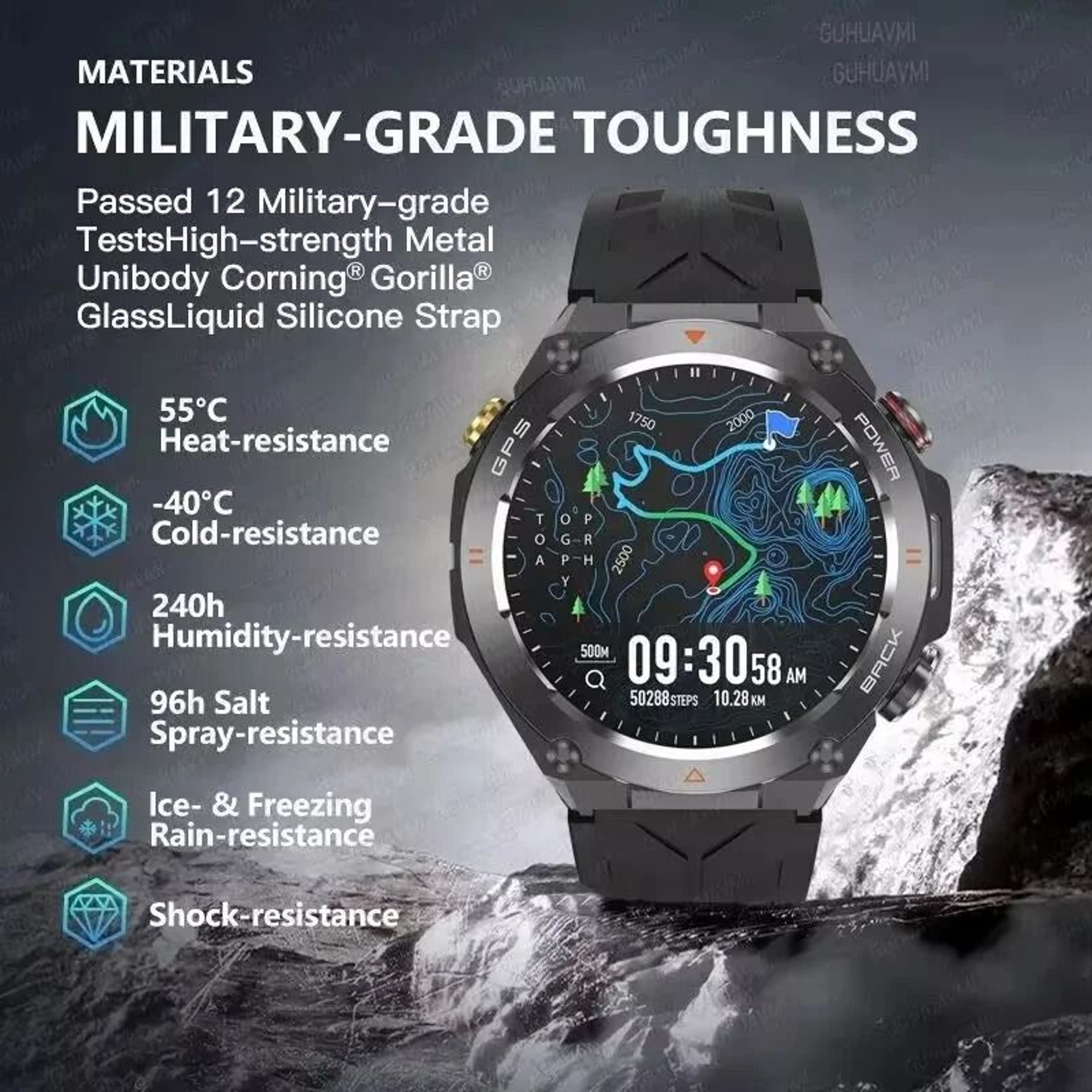 ActivePulse GPS Smart Watch Waterproof Fitness Tracker Bluetooth Call 11