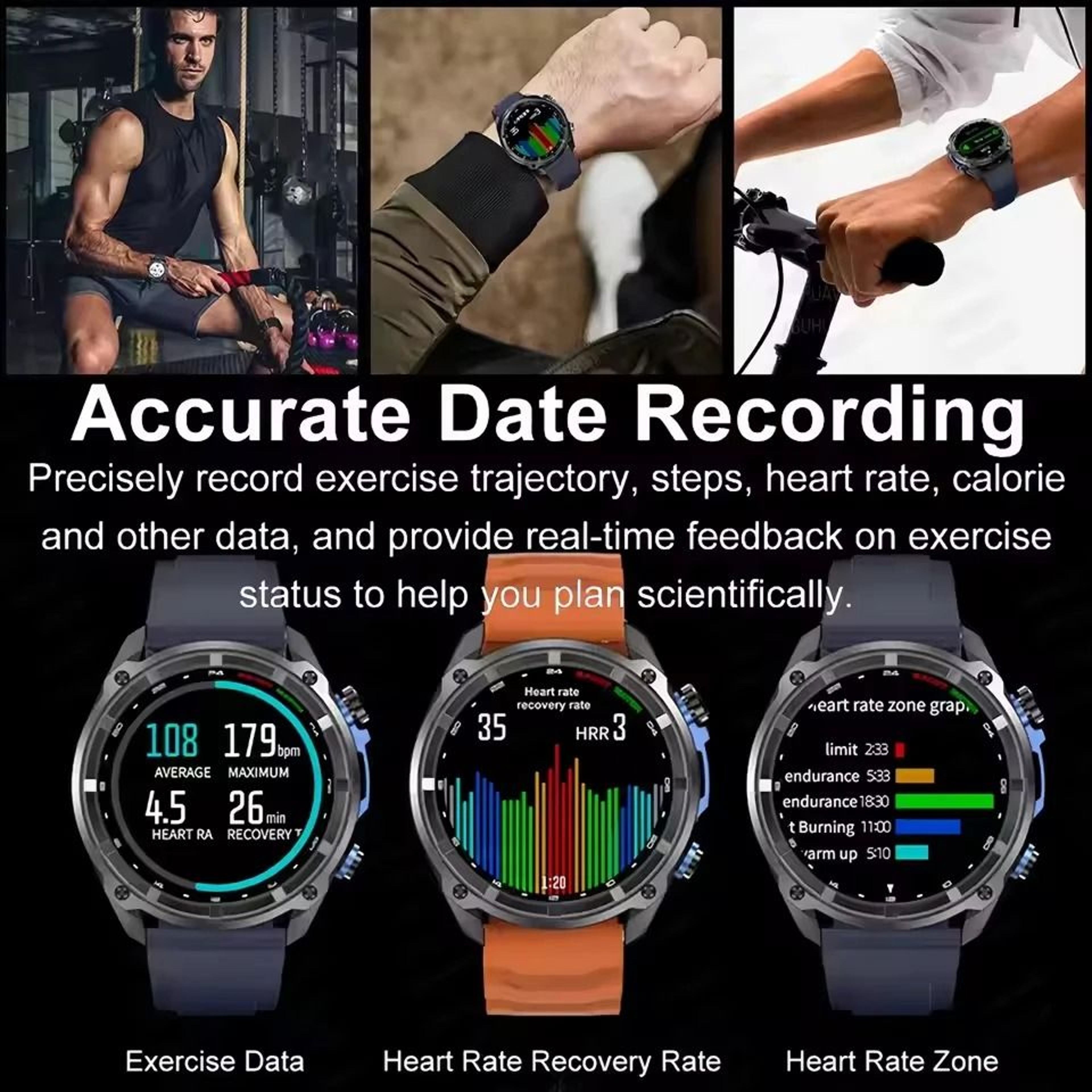 Offline Map GPS Navigation Smartwatch With 10ATM Waterproof Military Outdoor Sports Watch 7