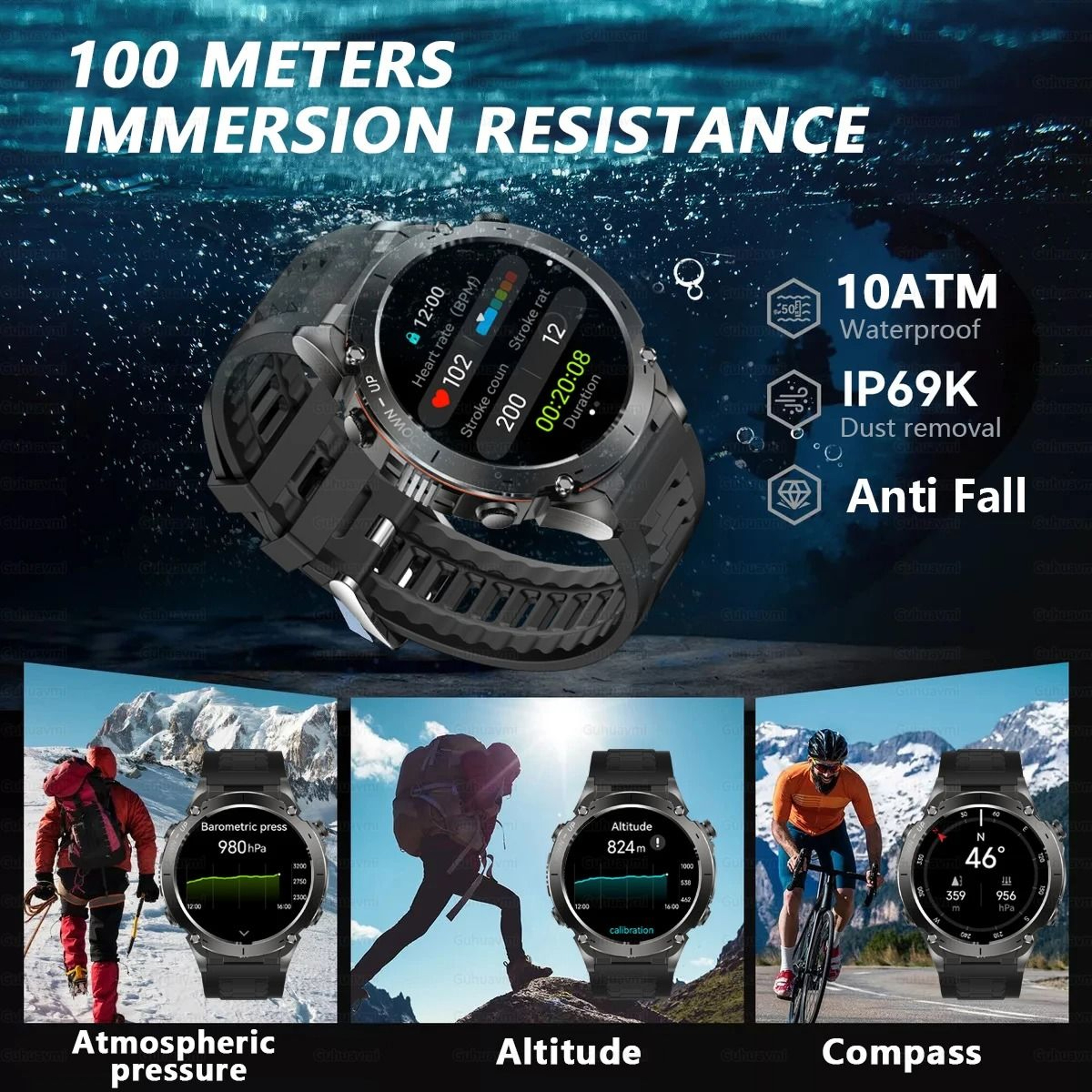 Stratos 4 GPS Smartwatch With AMOLED Display Bluetooth Calling Outdoor Sports Smartwatch 18