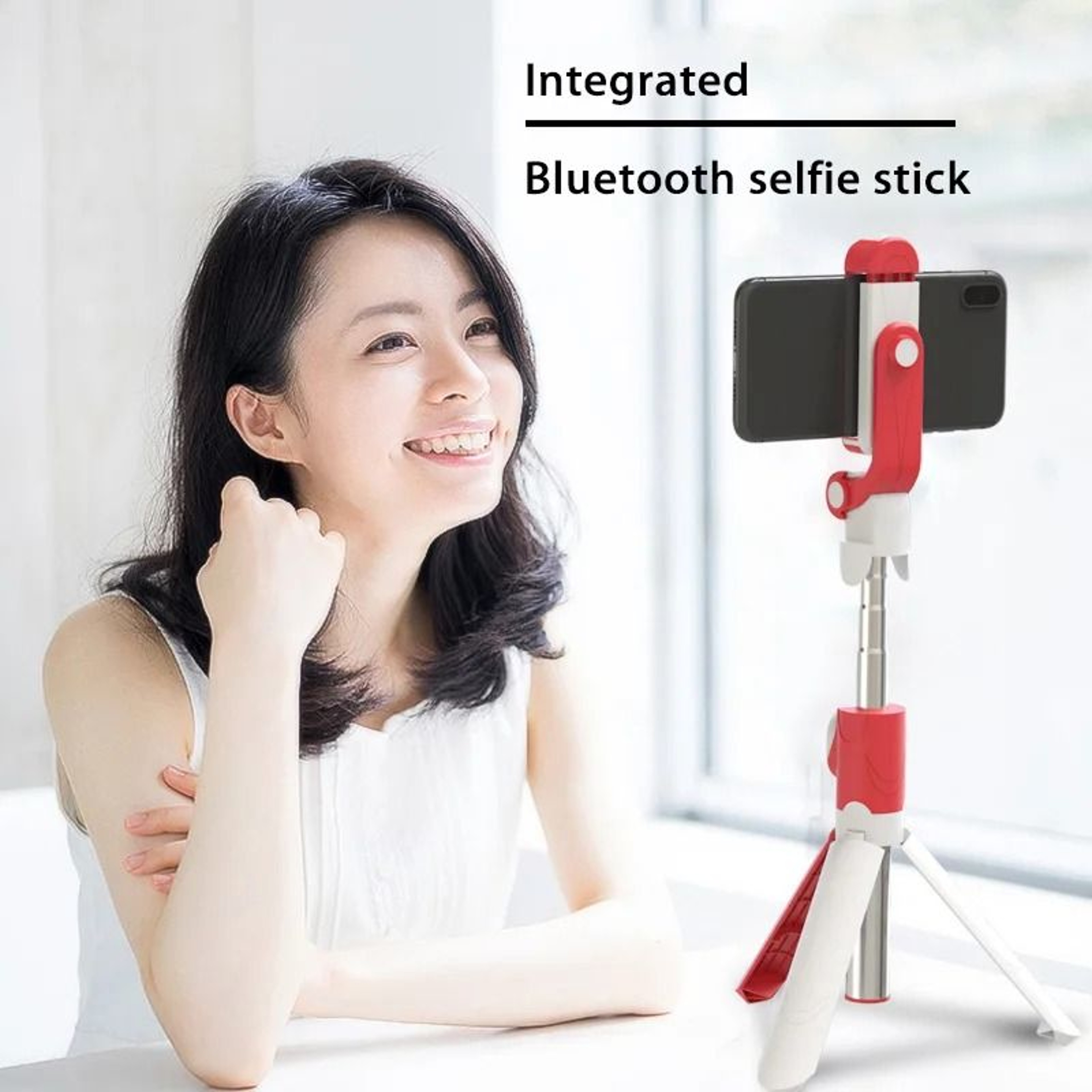 Bluetooth Selfie Stick Tripod With Wireless Remote Portable Phone Stand 9