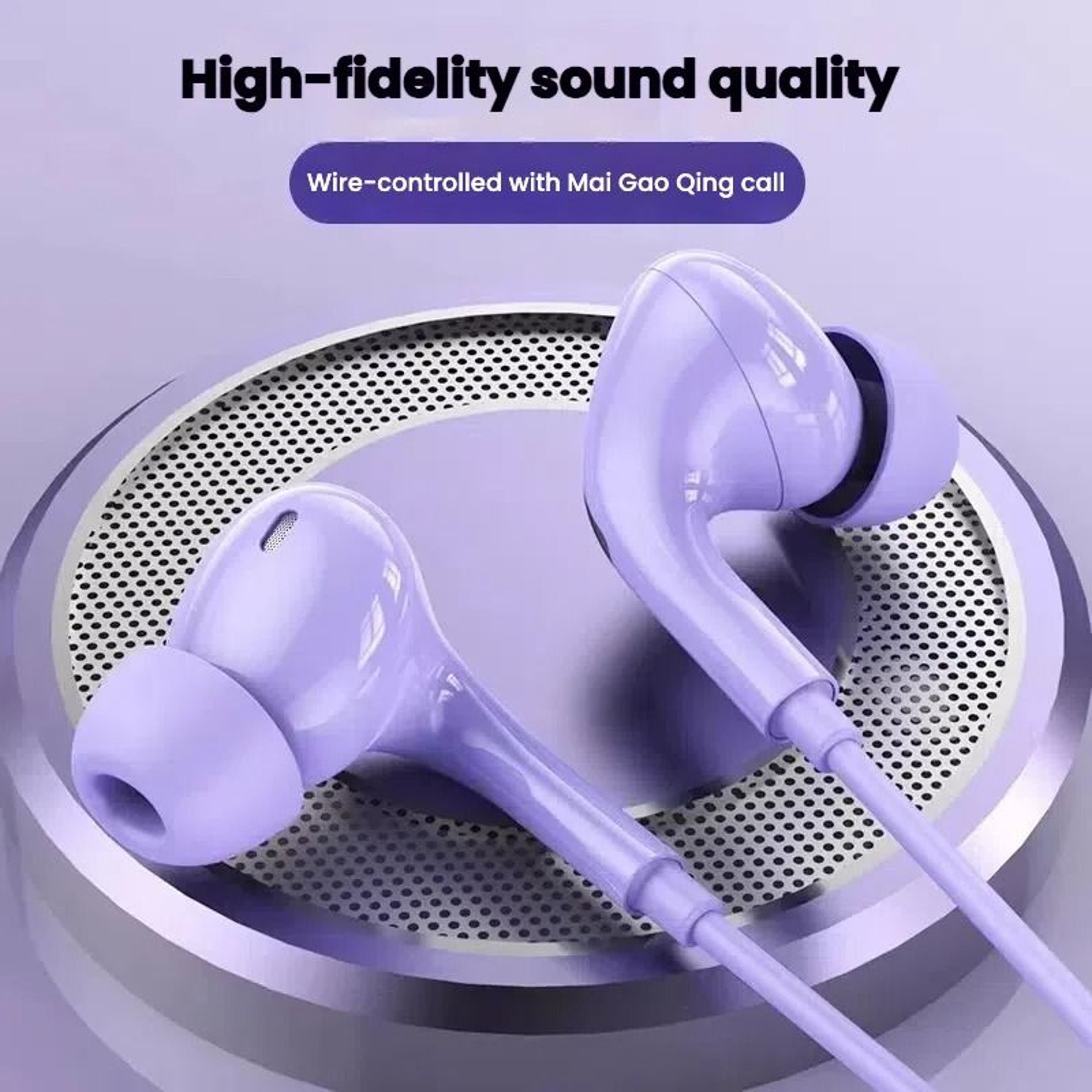 HiFi Type C Wired Earbuds USB C Headphones Sport In Ear Wired Headset 4