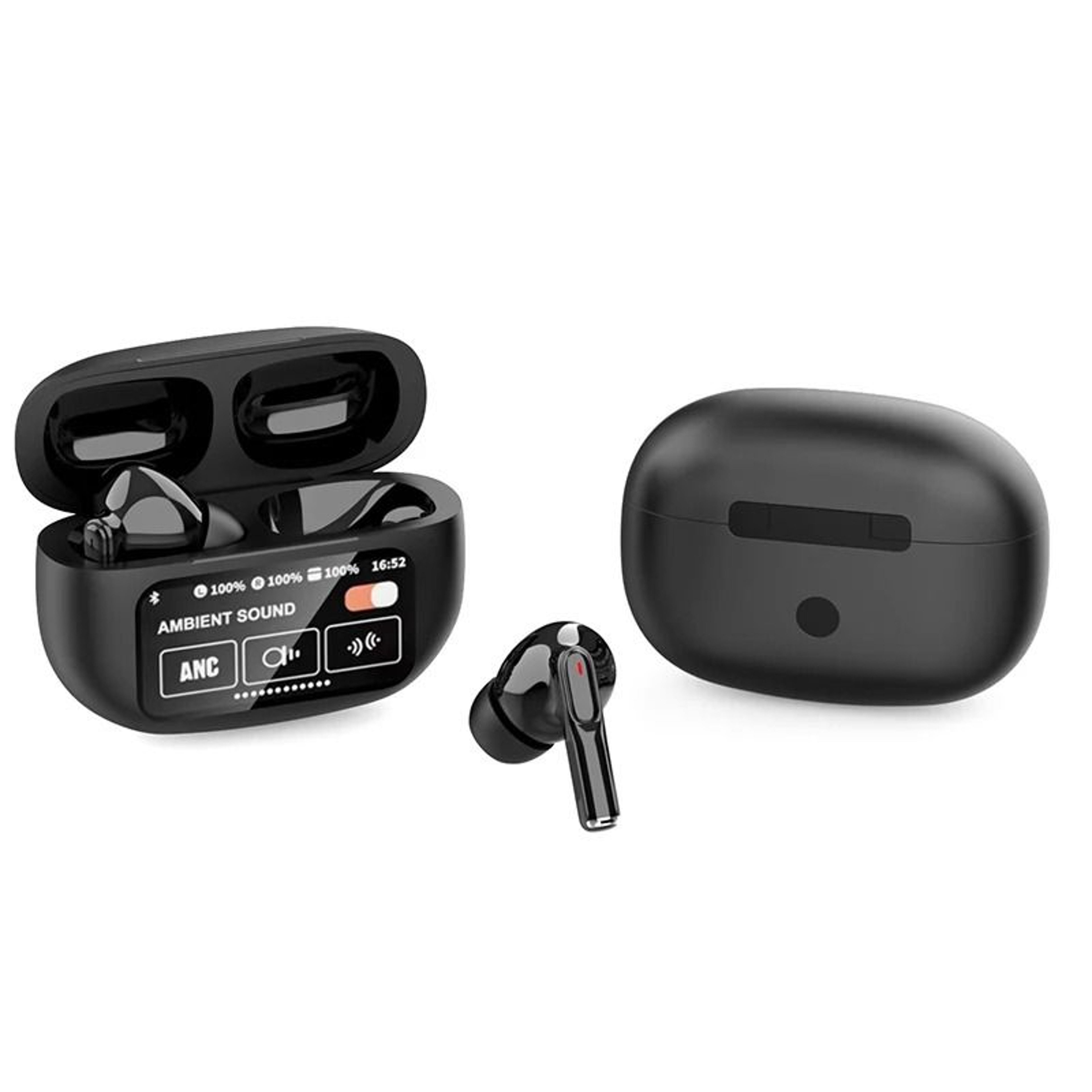 BT54 Wireless Earbuds With ANC ENC Touch Screen Case HiFi Stereo Gaming Earbuds 1