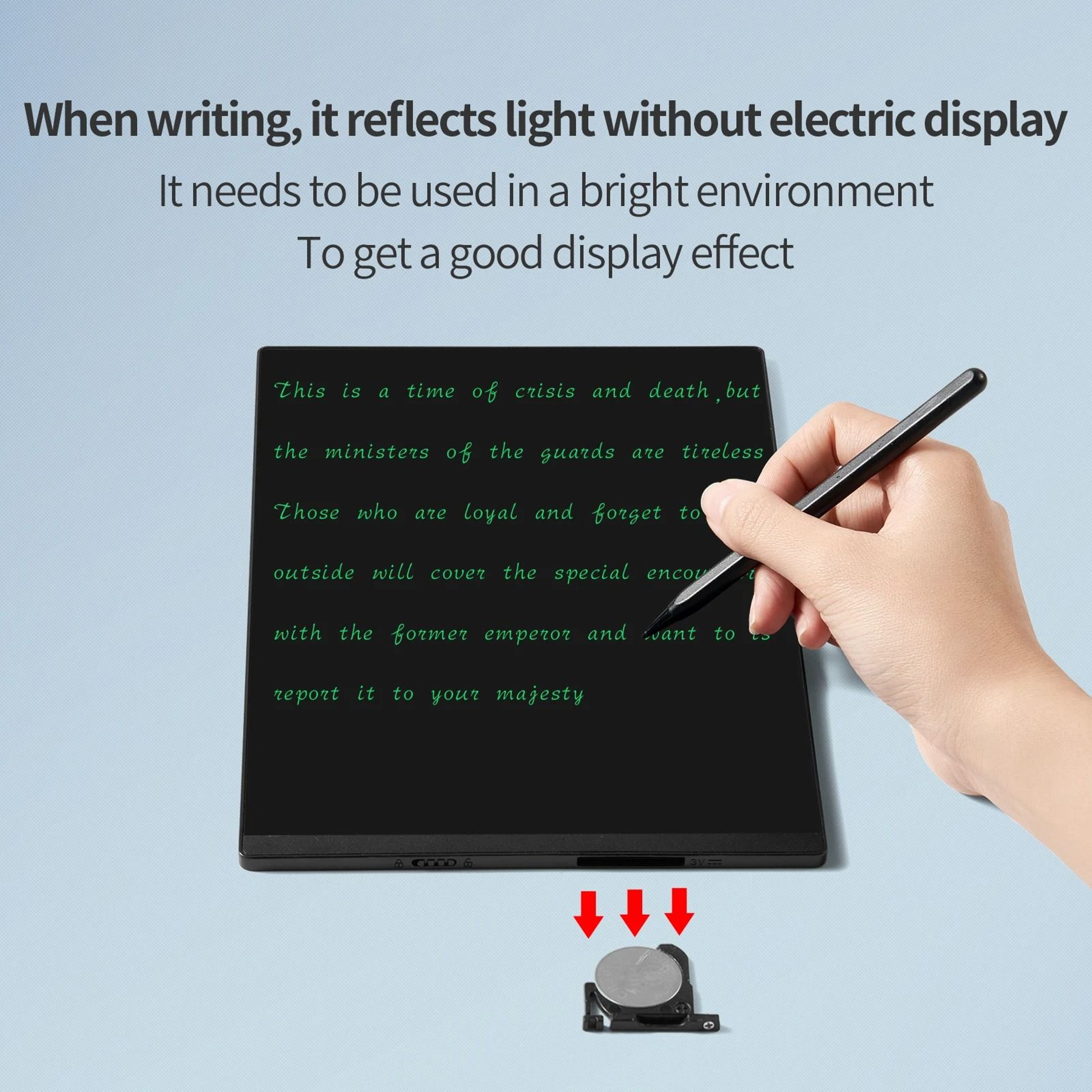 95 Inch LCD Writing Tablet Kids Drawing Tablet Reusable Electronic Writing Board 4