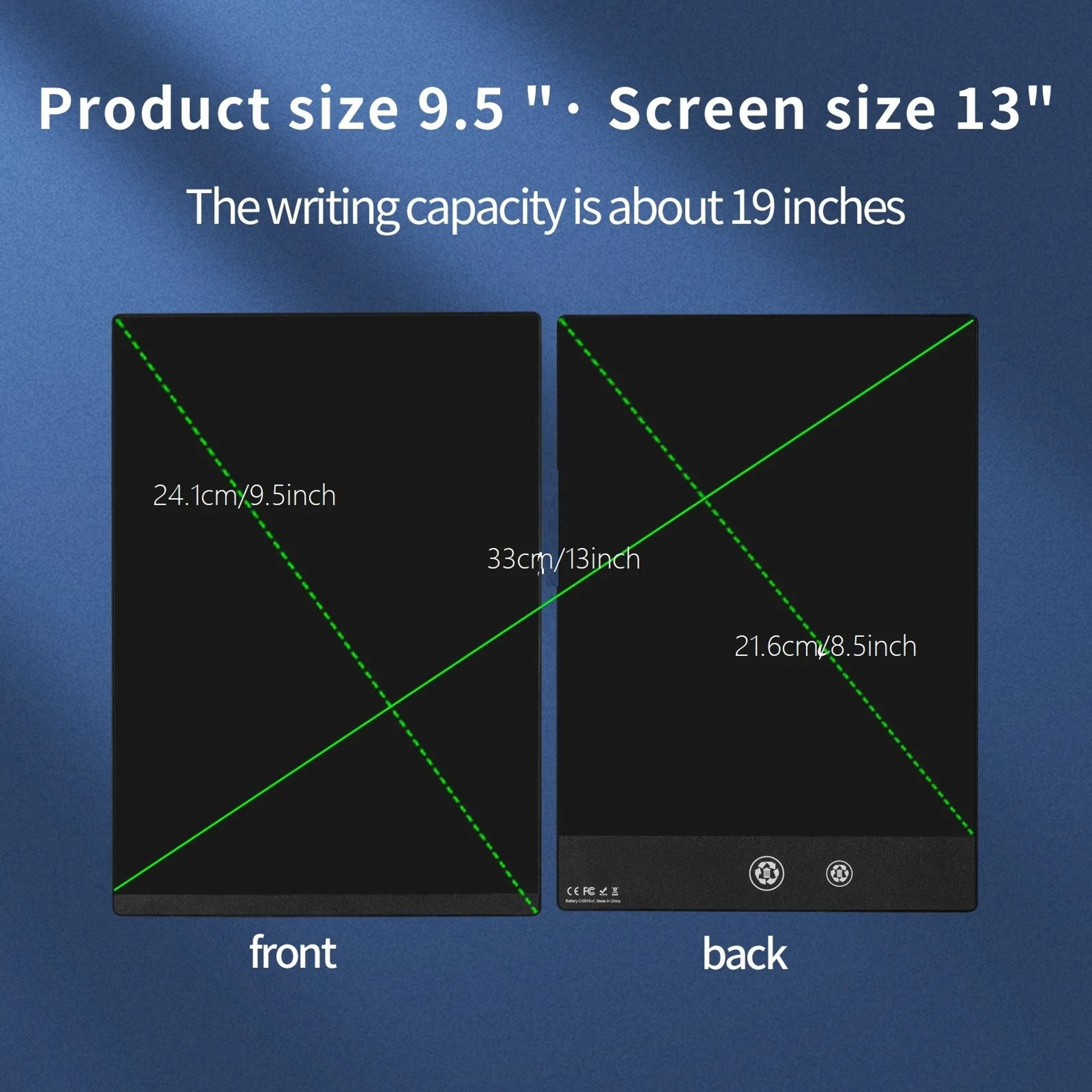 95 Inch LCD Writing Tablet Reusable Kids Drawing And Electronic Writing Board 5