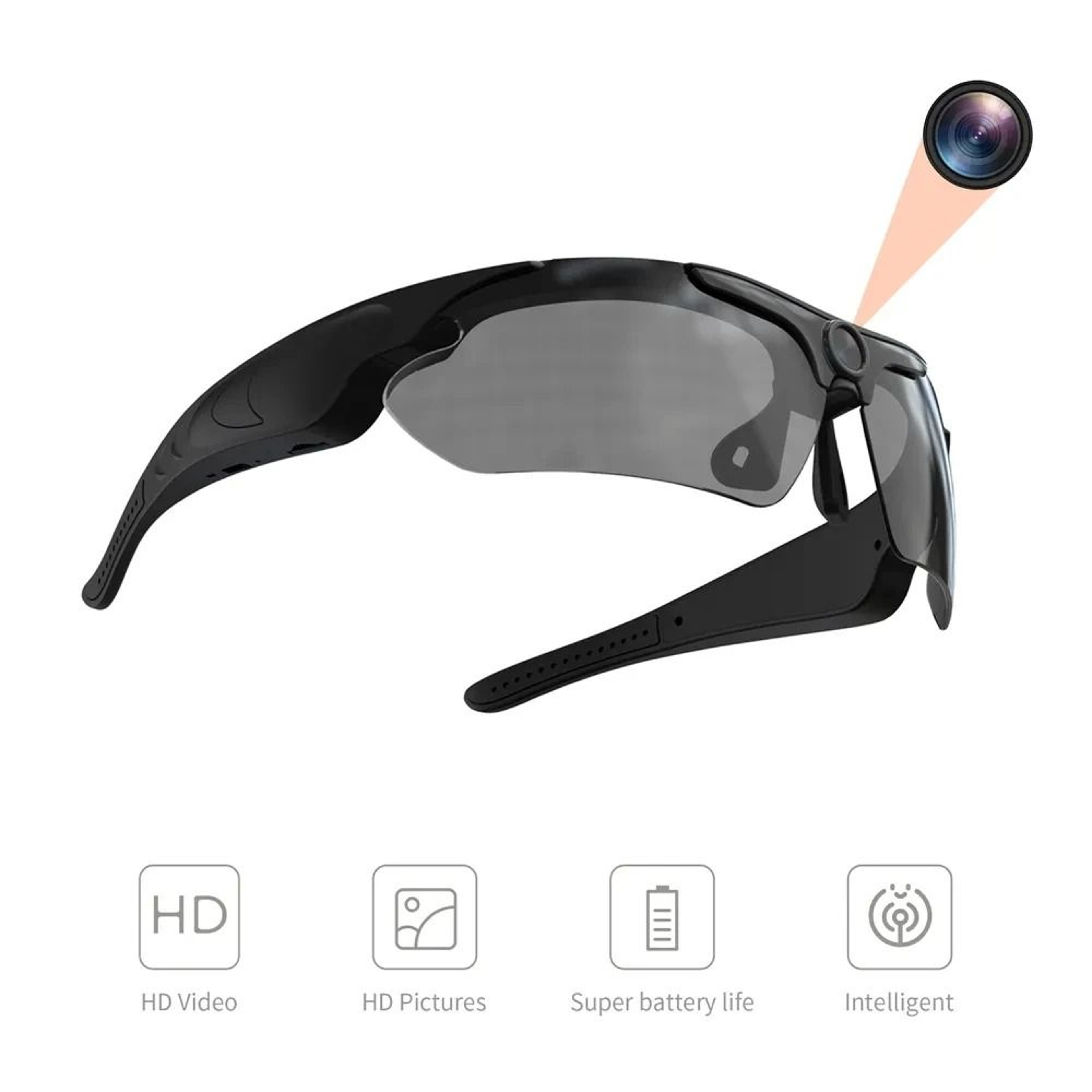 1080P Camera Sunglasses Wearable Sports Video Recording Glasses 8