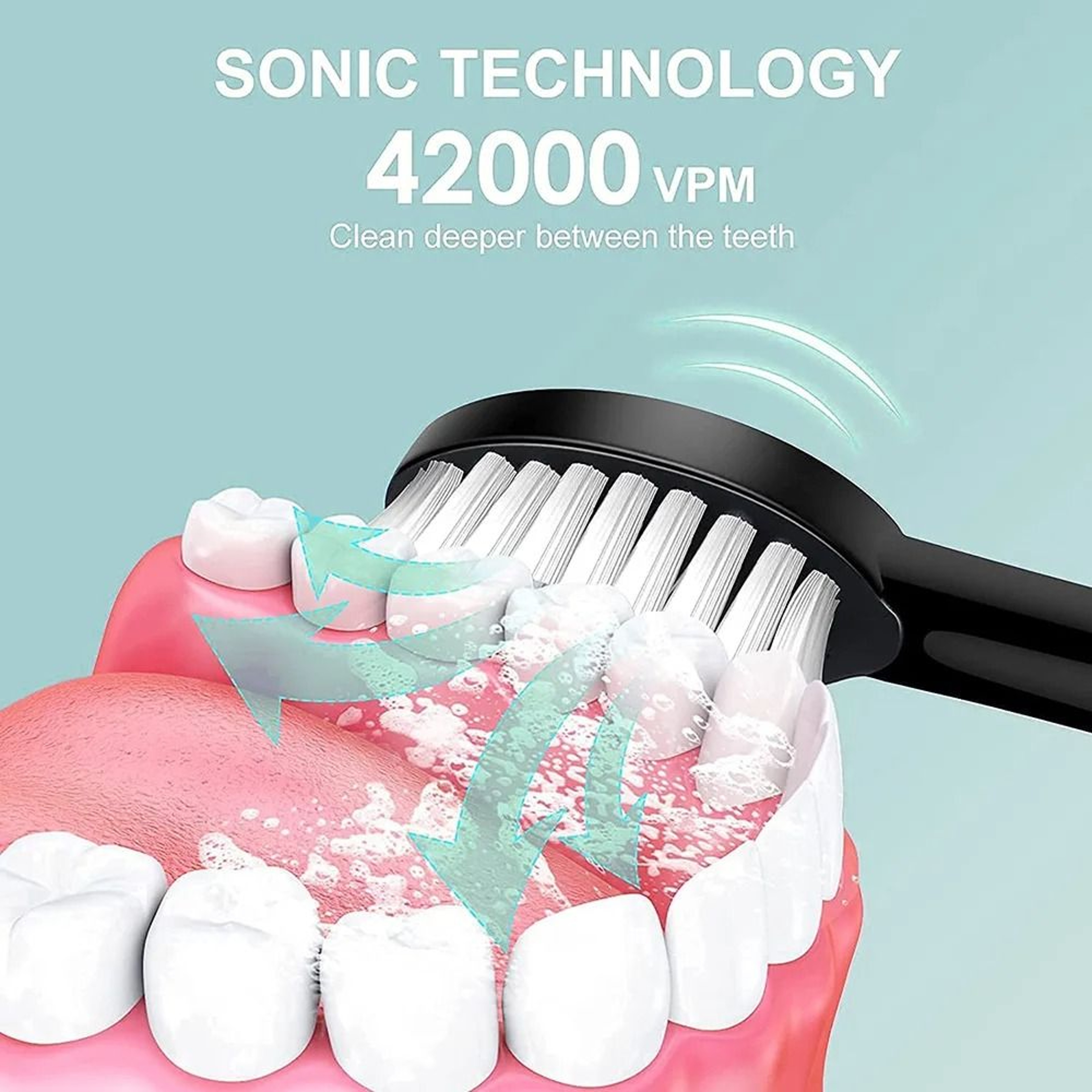 Sonic Electric Toothbrush Rechargeable Waterproof Deep Cleaning Toothbrush 5