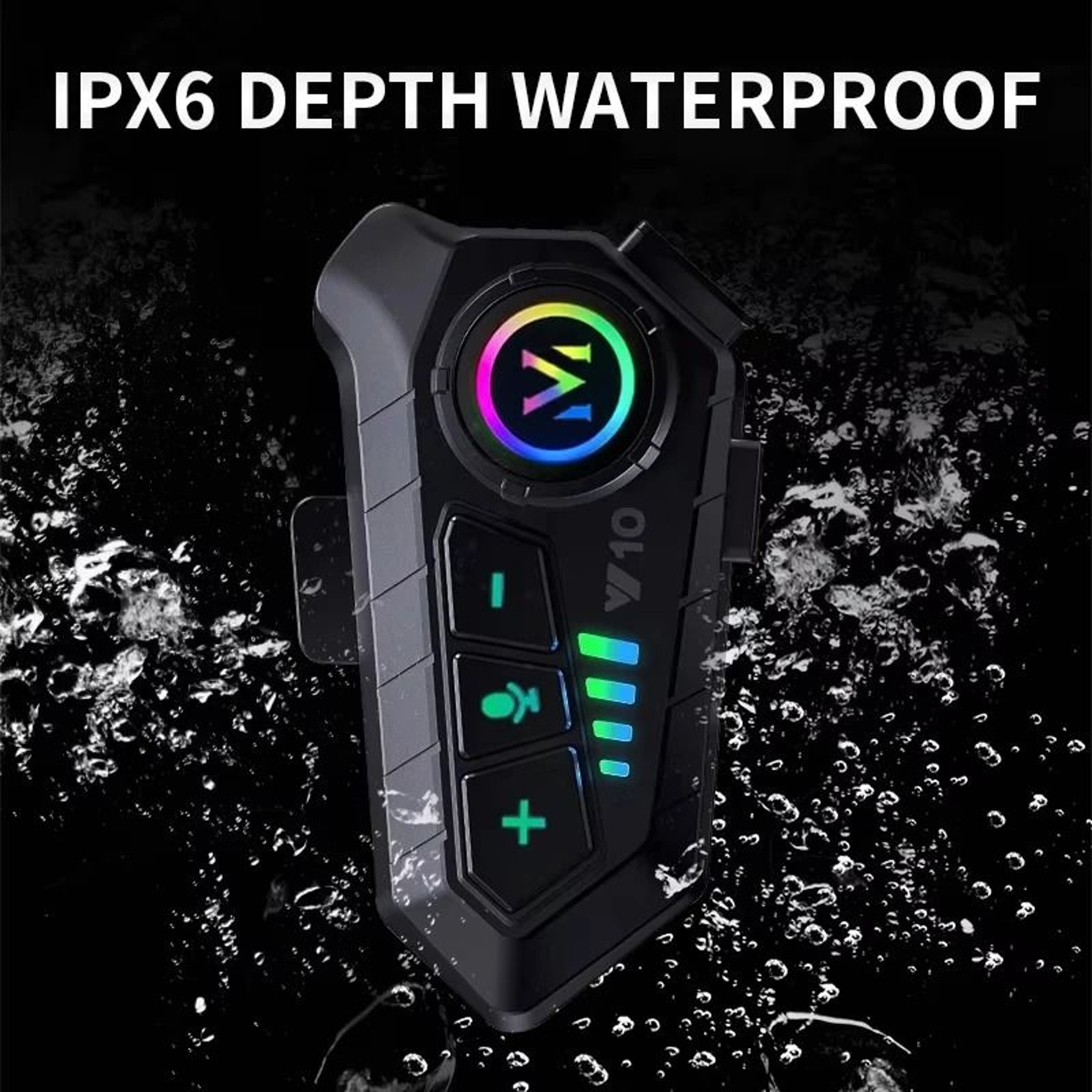 Motorcycle Bluetooth Headset Wireless Helmet Speaker Communication System 3