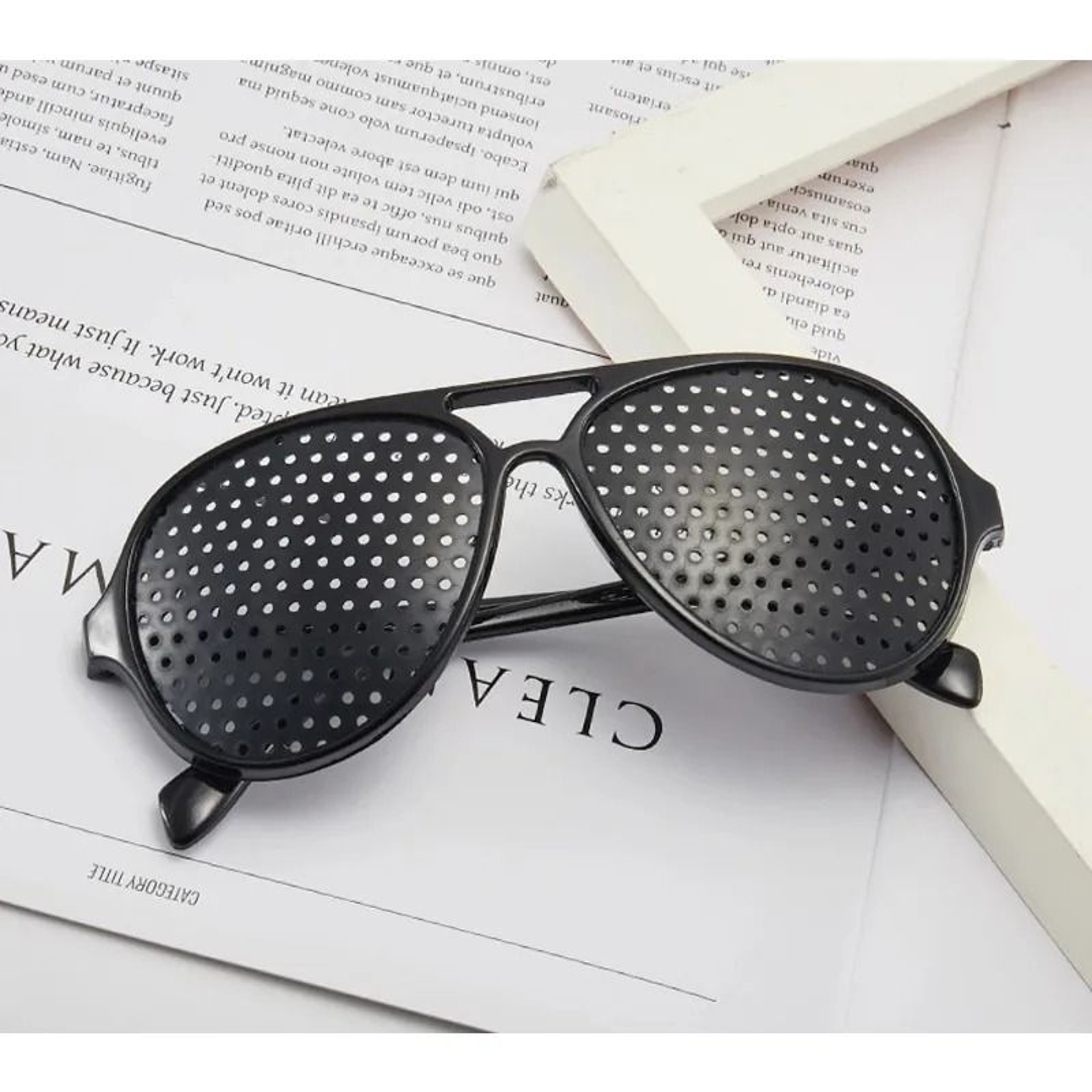 Pinhole Glasses Vision Training Eye Protection Anti Fatigue Glasses 13