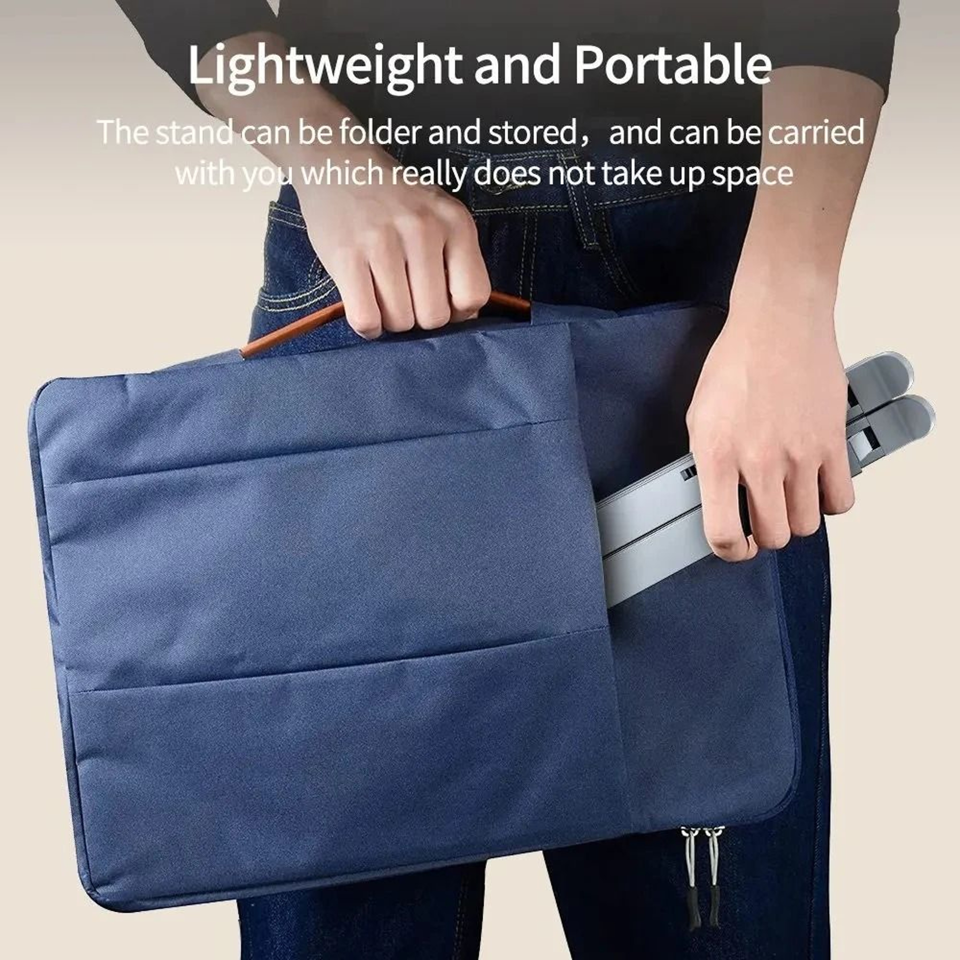 Adjustable Aluminum Laptop Stand Foldable Laptop Cooling Stand Portable Holder 5