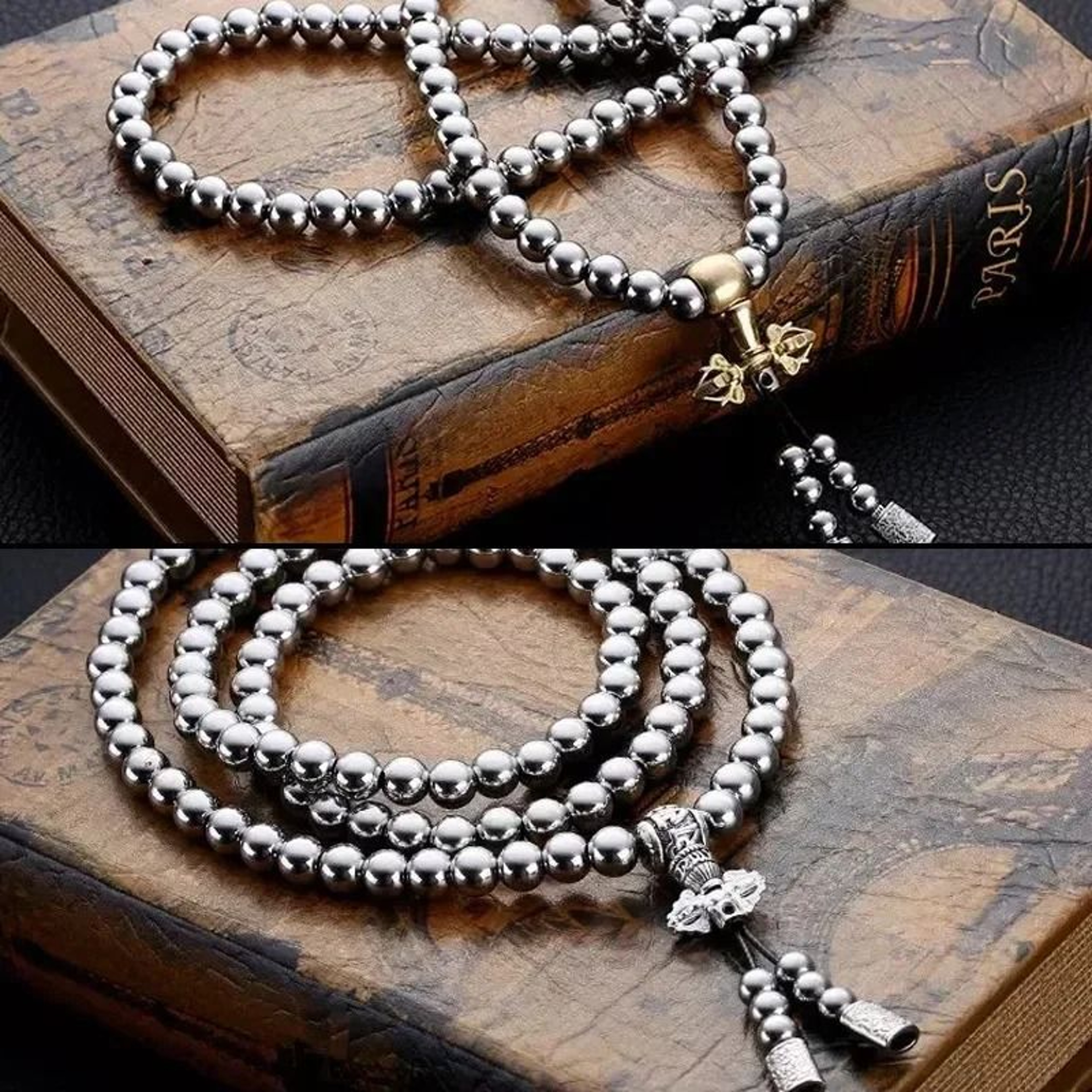Titanium Bead Chain Necklace Durable EDC Outdoor Utility Accessory 10